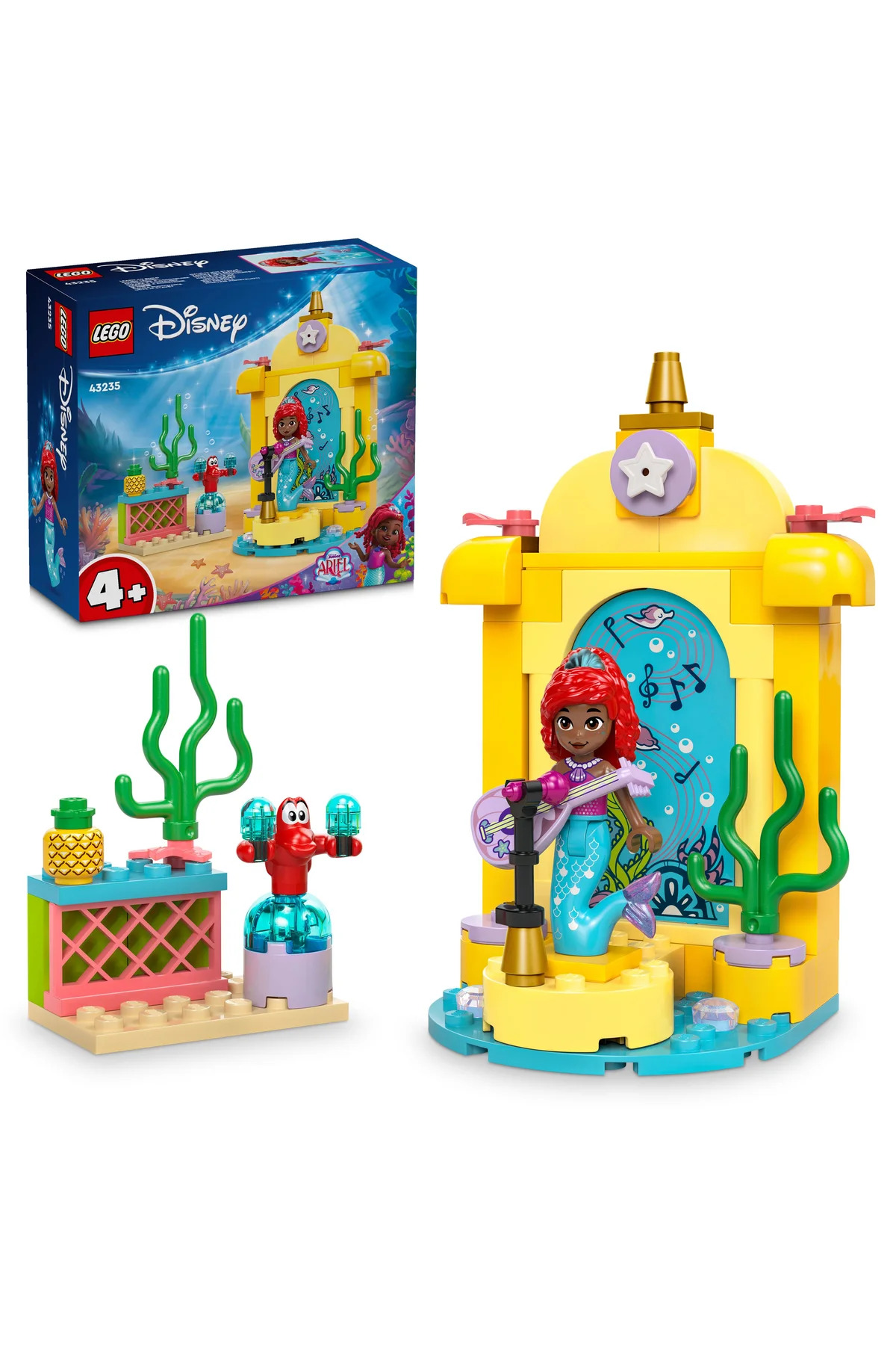 لگو و اسباب بازی های ساخت محور ® ǀ DISNEY PRINCESS ARIEL'S MUSIC STAGE 43235 – 4+ ست ساختمان خلاق 60P اورجینال LEGO