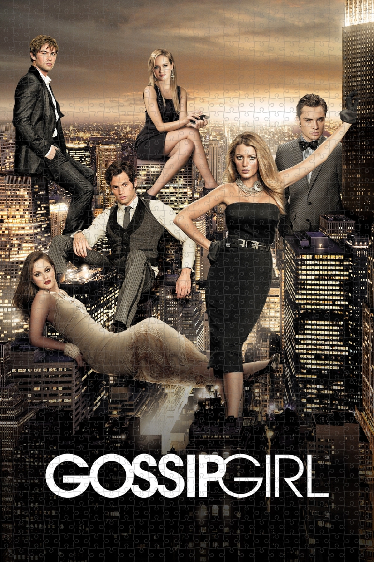 پازل پوستر فیلم 1000 PIECE JIGSAW PUZZLE OF GOSSIP GIRL 2007 . از ترکیه Jeronkarji