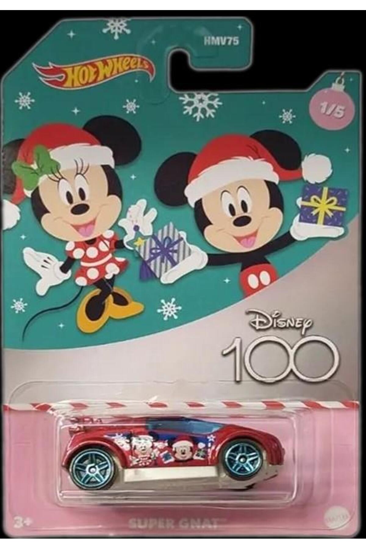 ماشین اسباب بازی دیزنی 100 SUPER GNAT HLK43 هات ویلز اورجینال HOT WHEELS