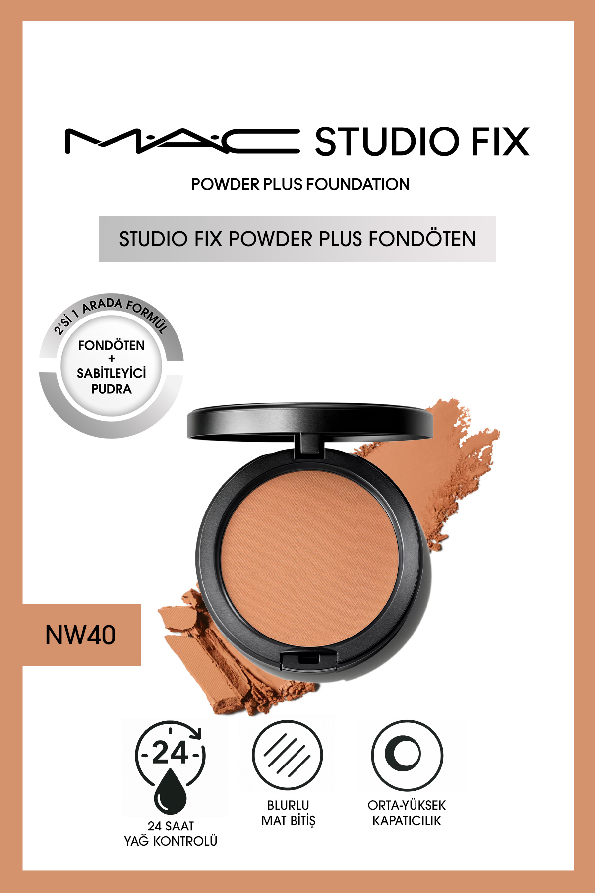 کرم پودر جدید استودیوی فیکس به علاوه بنیاد NW40 Mac
