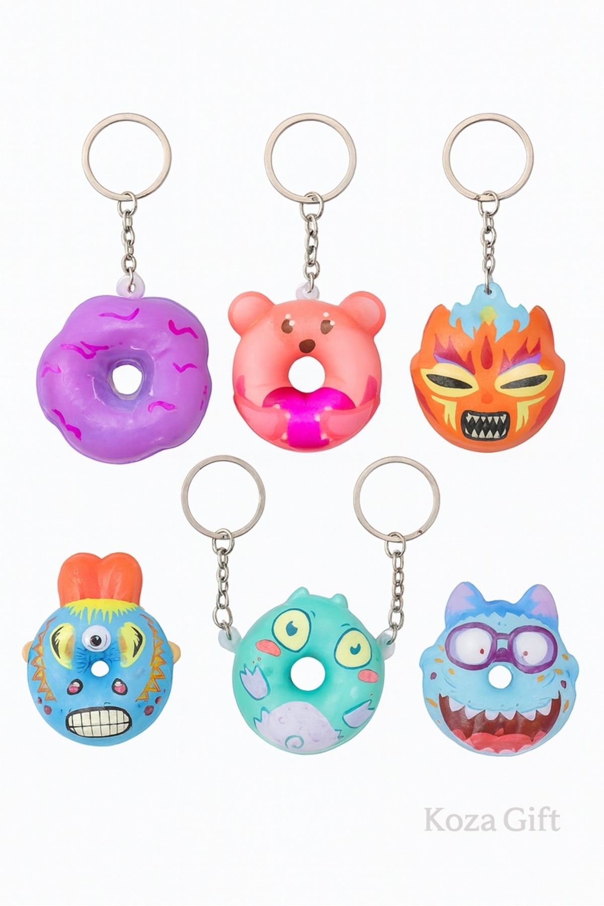 جلیقه کلید جاکلیدی فیگور هیولای SQUISHY حمل و نقل مدل مختلط اسباب بازی کاهش استرس 1 قطعه keyfisepet en keyifli sepet