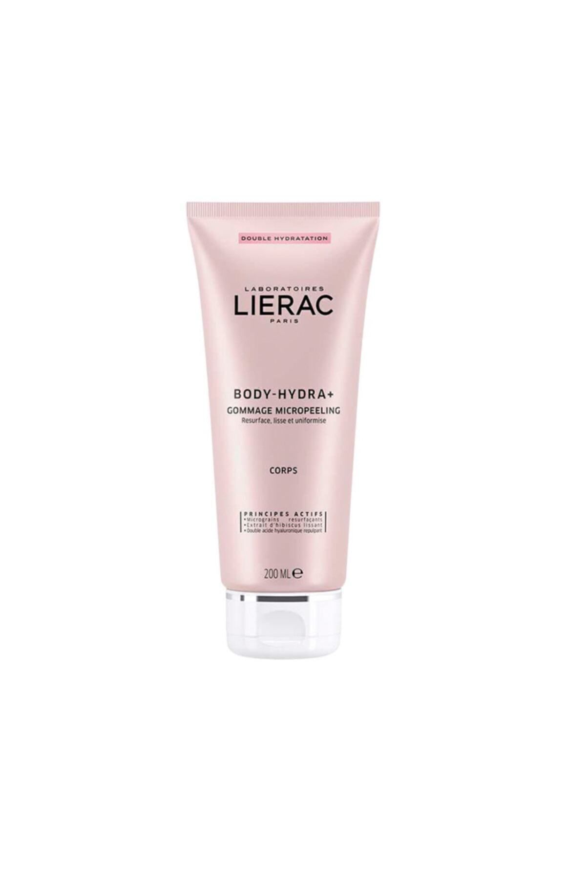 Lierac مرطوب کننده پوست بدن میکروپیلینگ هیدرا موثر، اثر گذار برای صاف کردن پوست 200 میلی لیتر