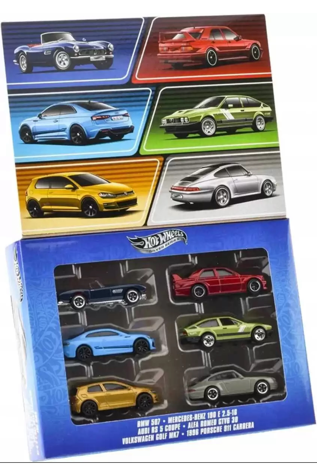 ماشین اسباب بازی ست بسته 6 یورو استایل از ترکیه HOT WHEELS