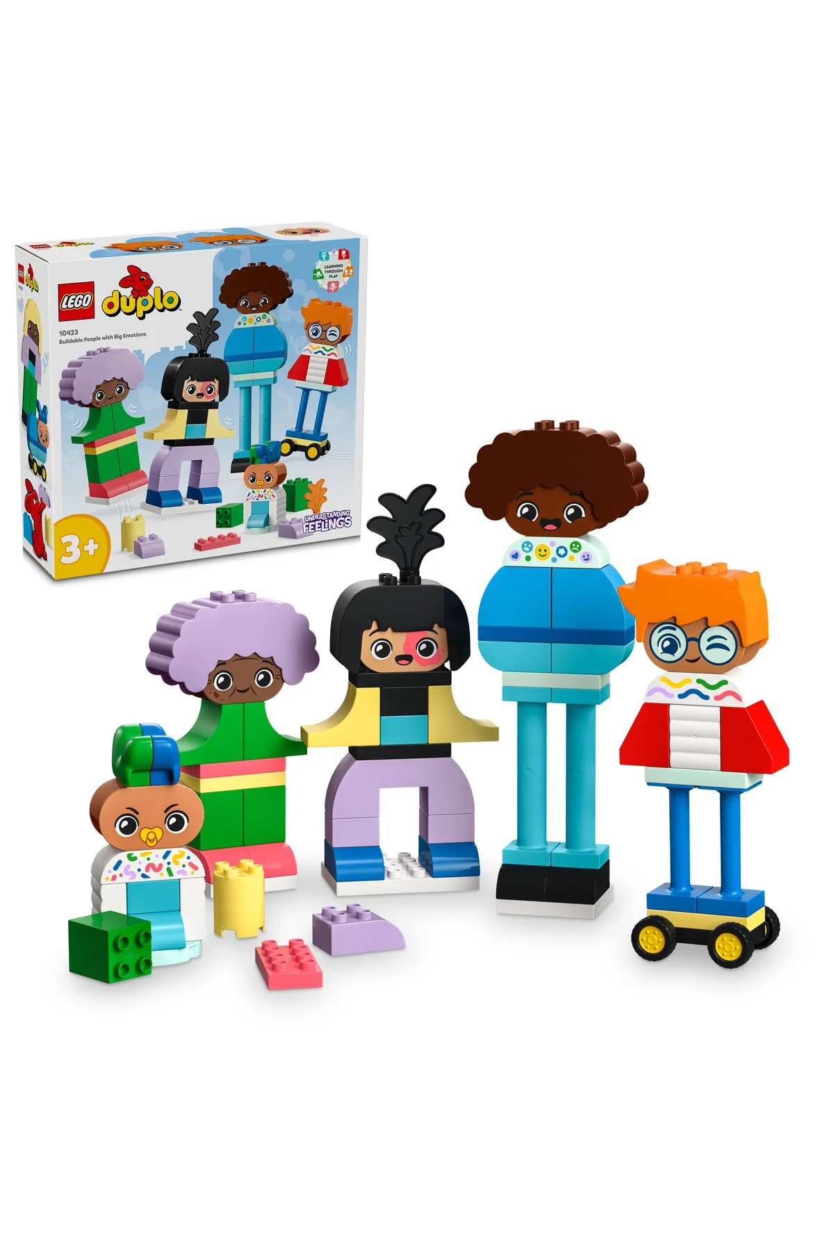 لگو و اسباب بازی های ساخت محور ® DUPLO® BUILDABLE EMOTIONAL PEOPLE 10423 3+ مجموعه آموزشی 71 قطعه اورجینال LEGO