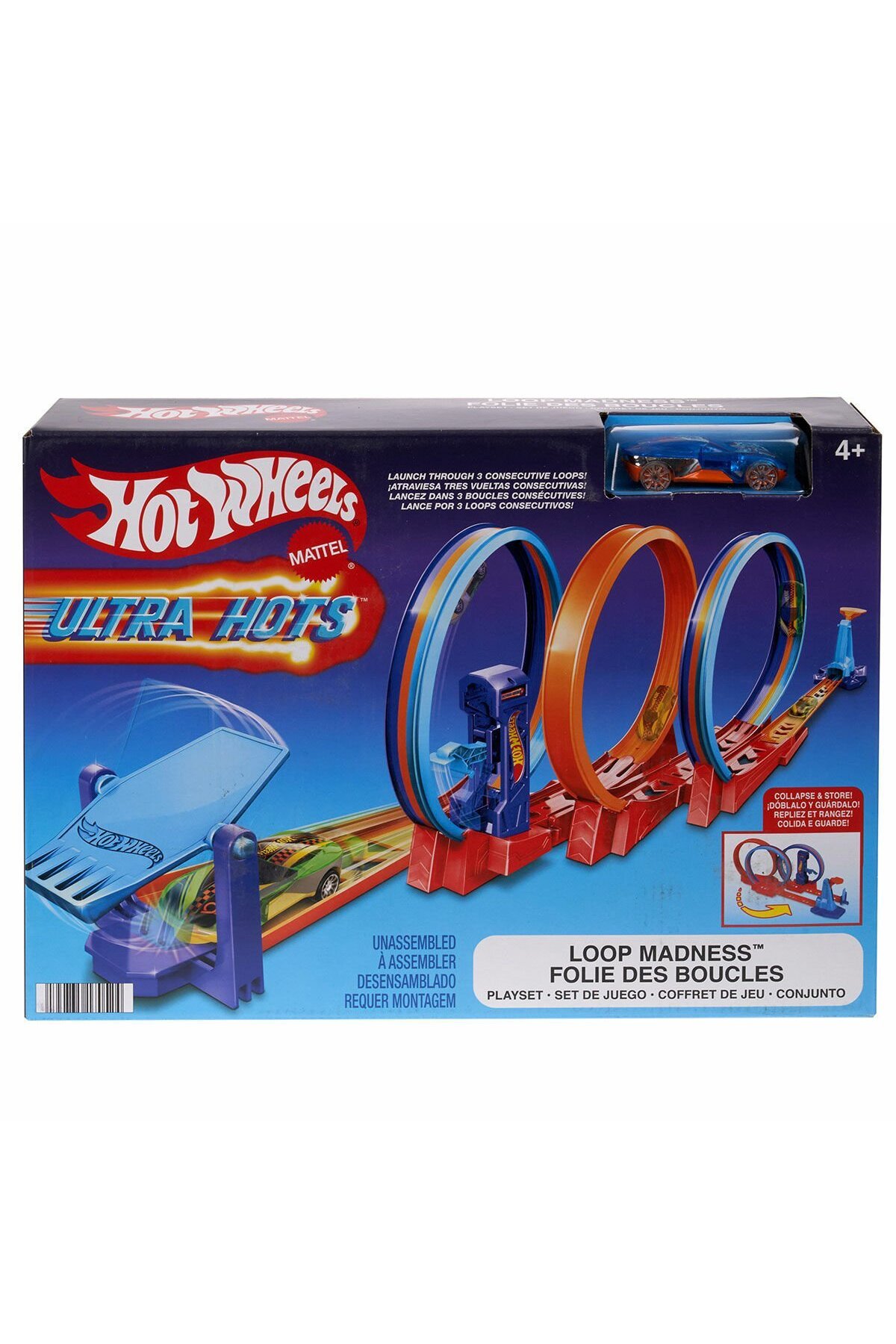 اسباب بازی های فیگور دیگر ست مسابقه هوپ دیوانه HPX93 ULTRA HOTS از ترکیه HOT WHEELS