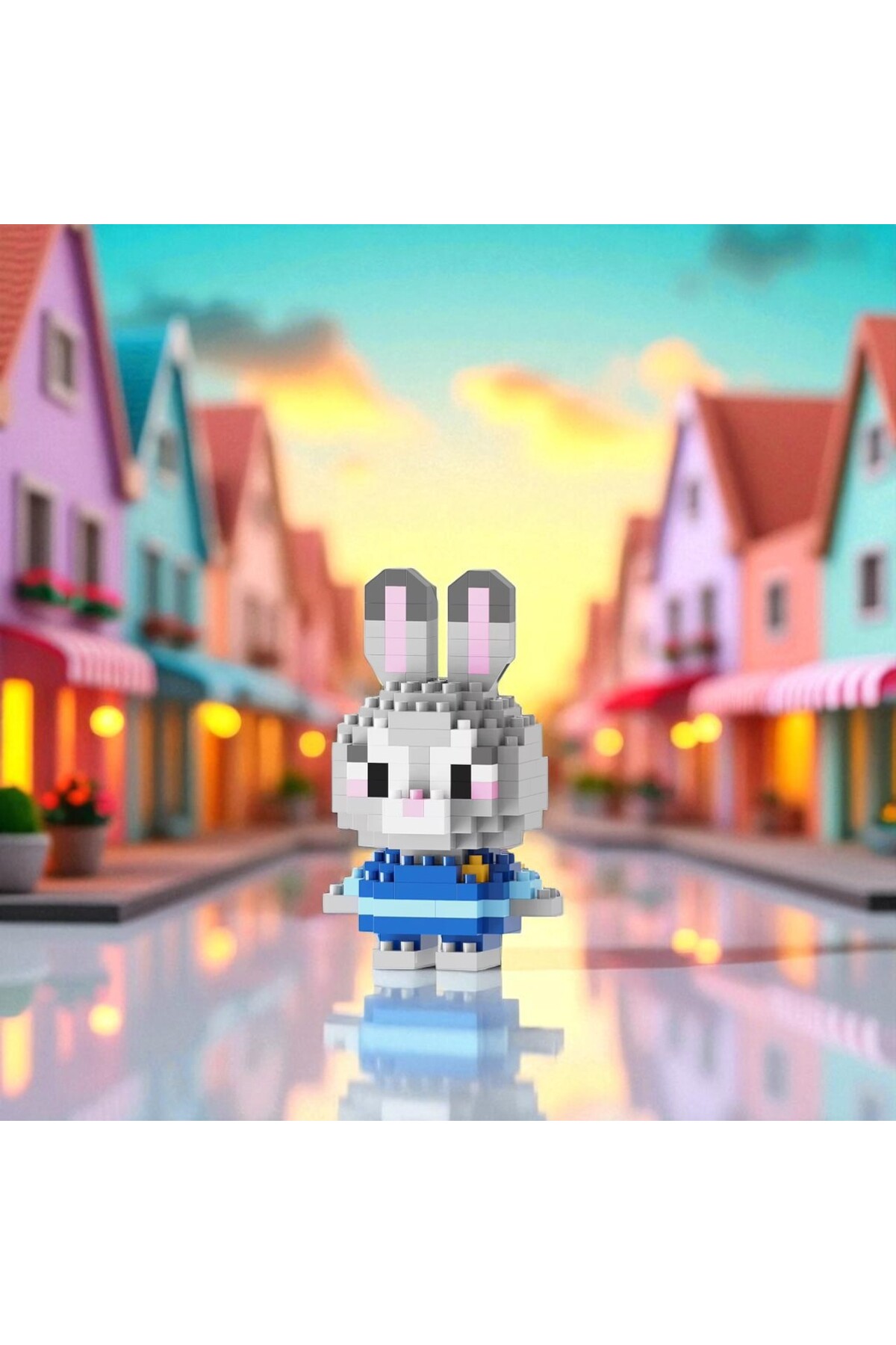 پازل سه بعدی | PINKYDAY جودی هاپس – مجموعه مینی بلوک با هدیه سورپرایز SUNSTER COMPANY™ 164 قطعه Bricks
