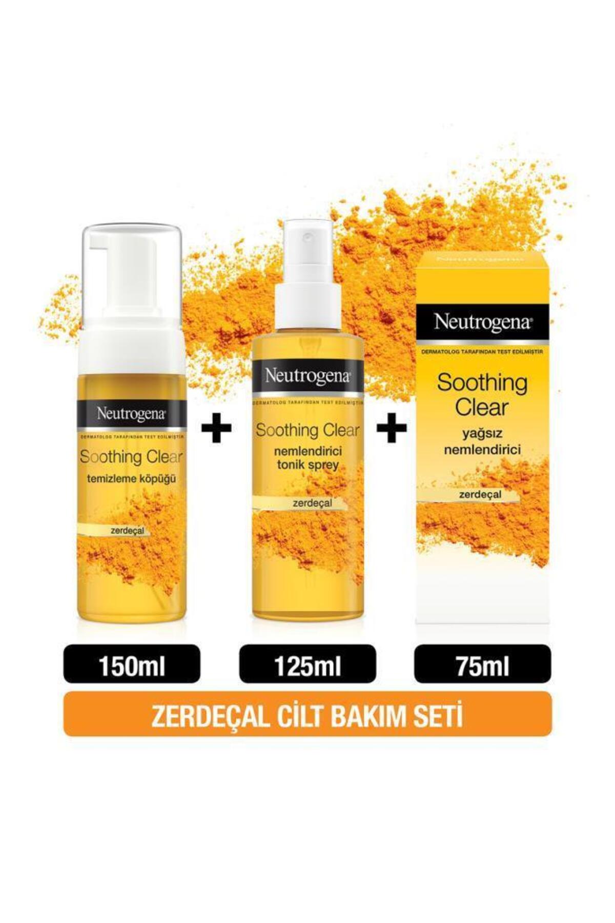 تونر فوم پاک کننده آرام بخش 150 میل تونیک 125 مرطوب بدون روغن 75 Neutrogena