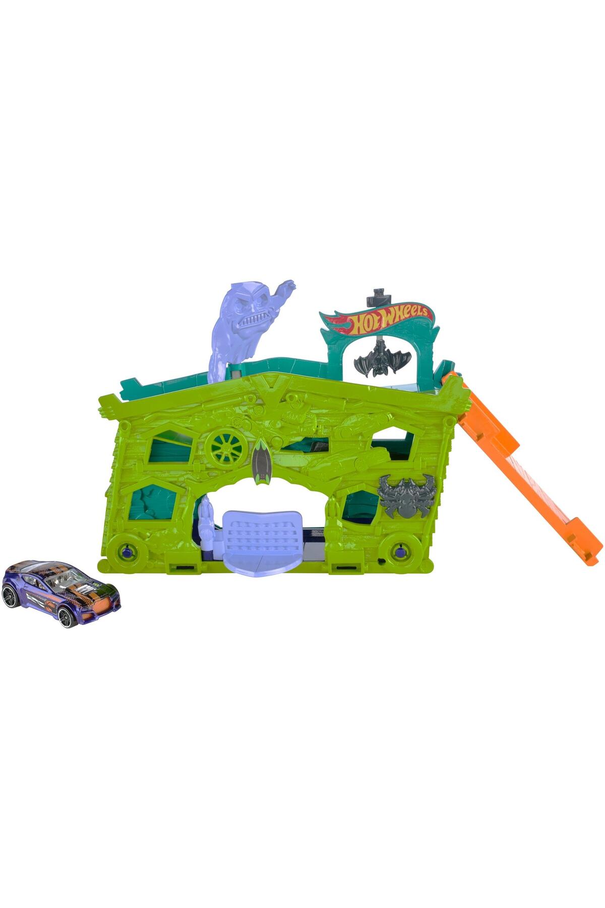 ماشین اسباب بازی کیت های شروع کننده شهر دارای مجوز FJN34 GHOST GARAGE از ترکیه HOT WHEELS