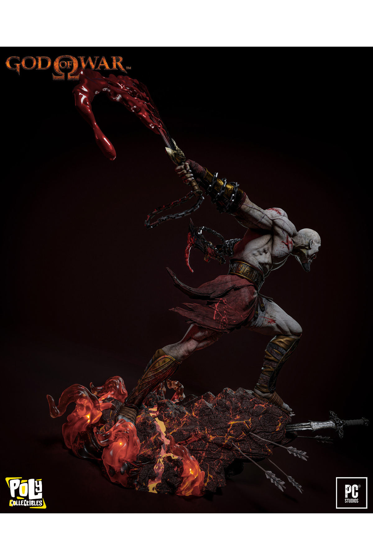 فیگور GOD OF WAR کلکسیونی | 30 سانتی متر از ترکیه KRATOS