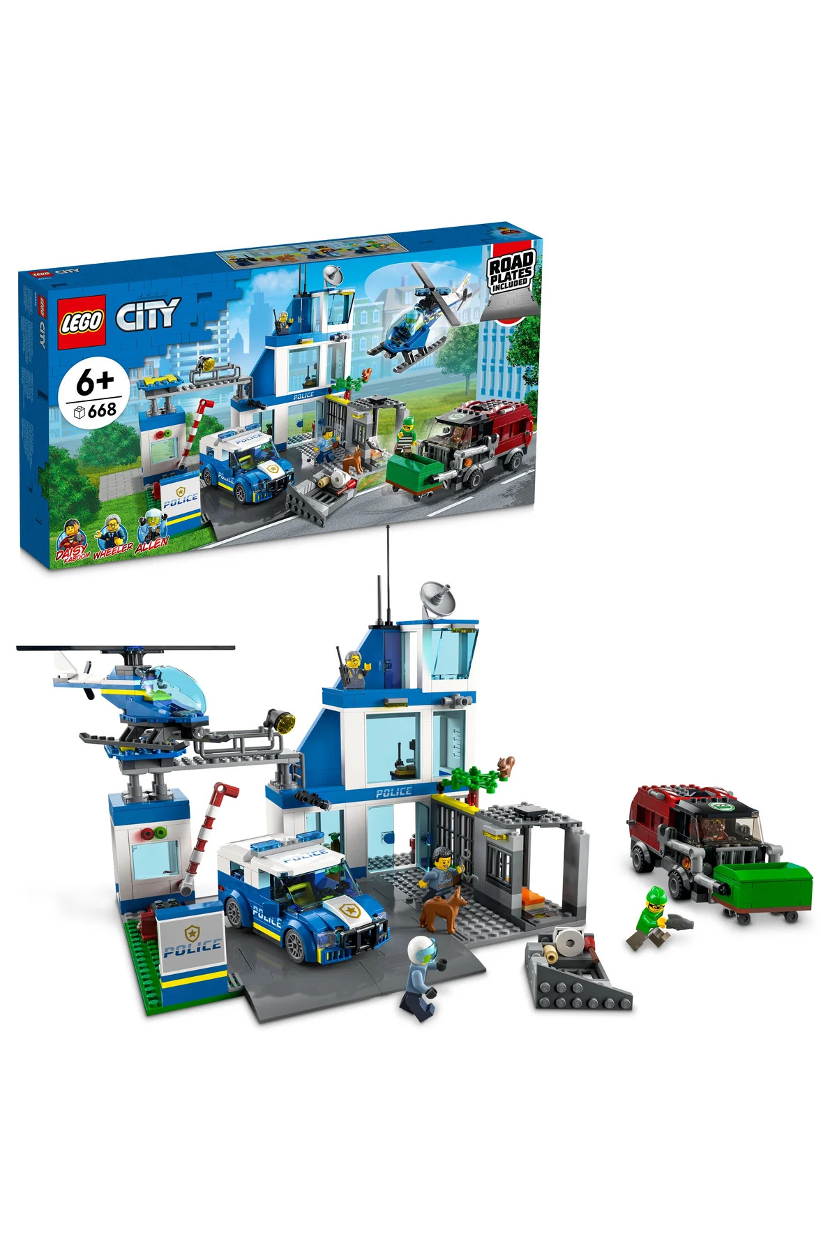 LEGO مجموعه ساخت شهر پلیسی 60316 بازی ساخت و ساز (668 قطعه)