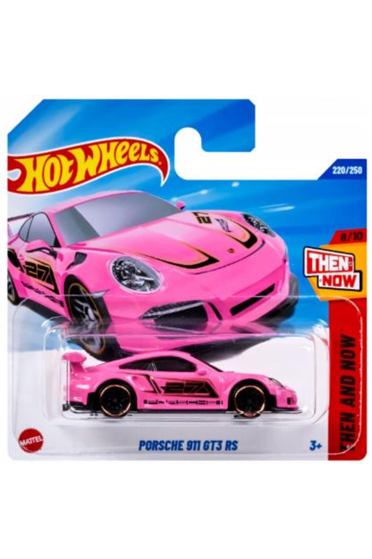 ماشین اسباب بازی خودروهای تک پورشه 911 GT3 RS JBB35 در آن زمان و اکنون از ترکیه HOT WHEELS