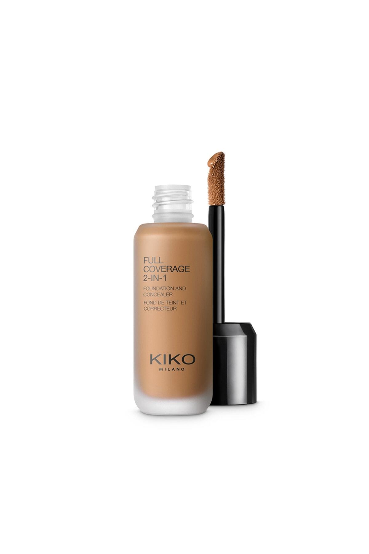 KIKO پایدار کننده پوست کامل با پوشش 2 در 1 رنگ پوست گرم بژ 120