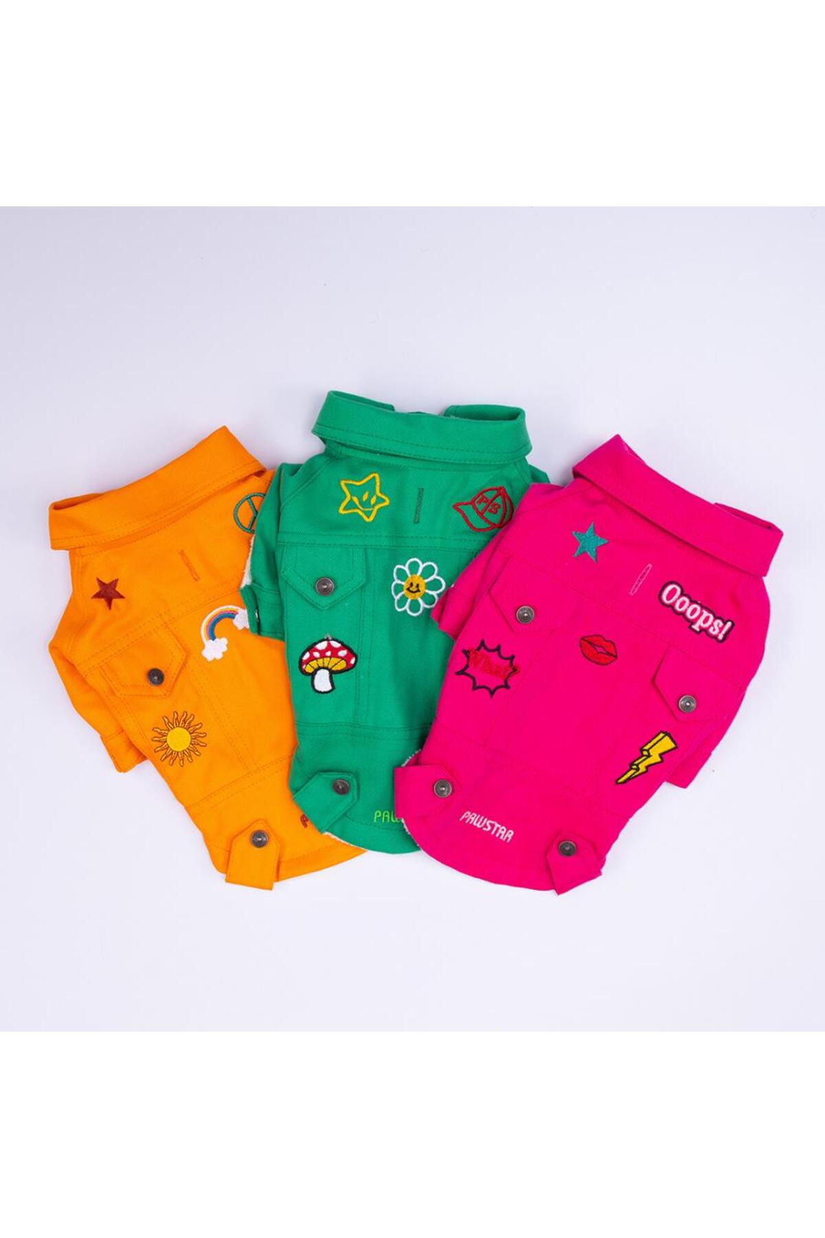 ژاکت گربه و سگ پاوستار Pawstar Cancun، گاباردین دکمه‌فشاری