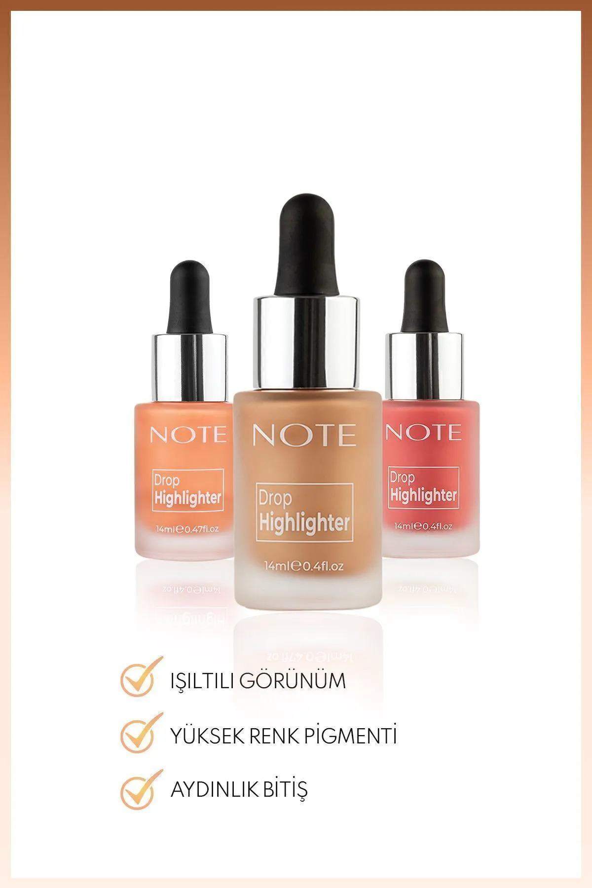 روشن‌کننده مایع آرایشی رنگ کرم مدل 02 Charming Desert مناسب برای همه جنسیت‌ها نوت کازمتیکس Note Cosmetics