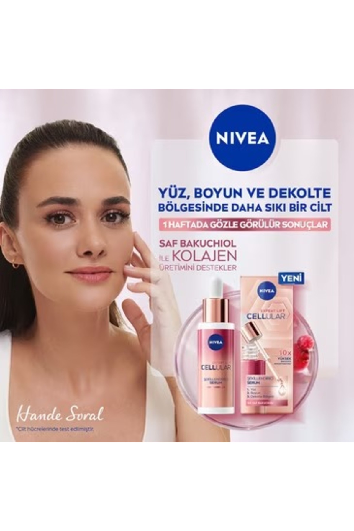 NIVEA سرم پوستی ضد چروک حاوی جایگزین طبیعی رتینول با عصاره خالص باغوچیول 30 میلی لیتر
