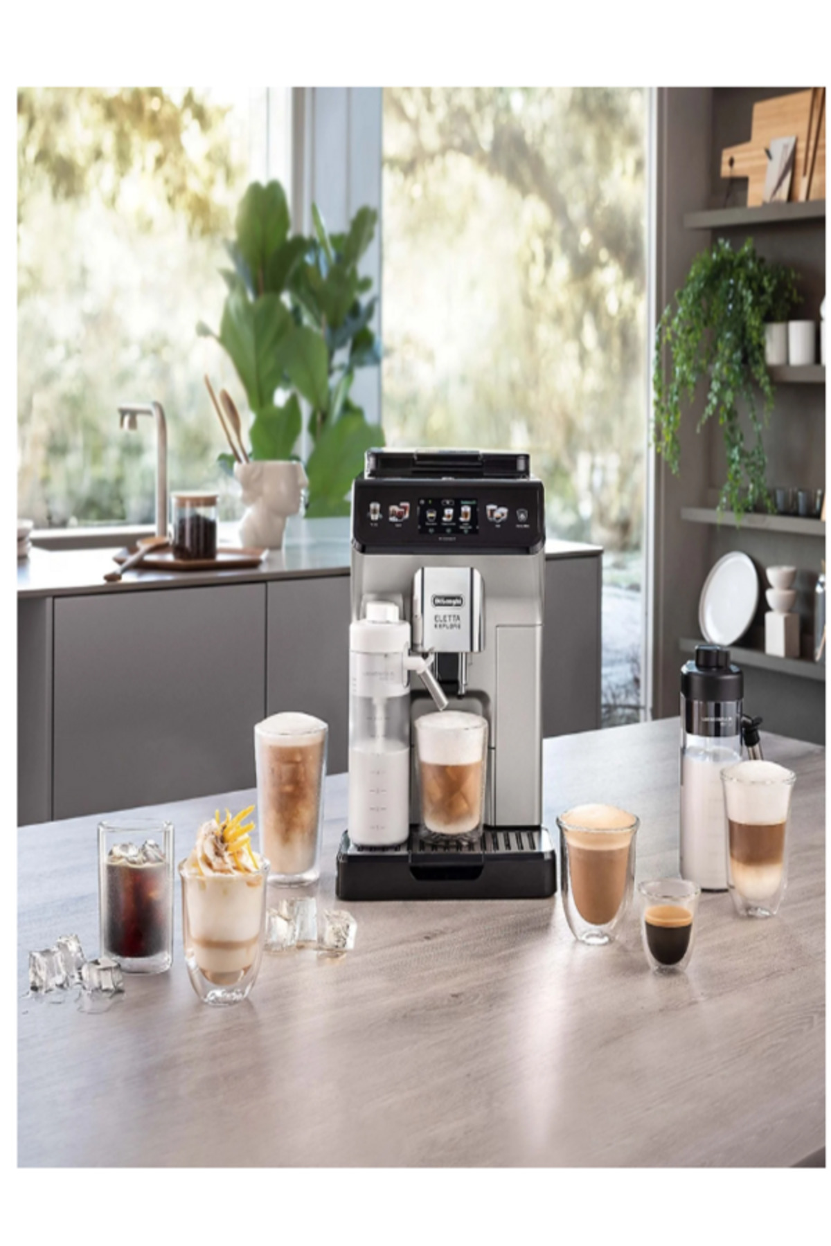 دستگاه اسپرسو و کاپوچینو قهوه خودکار دلونگی ECAM452.67.G ELETTA EXPLORE COLD BREW اورجینال Delonghi