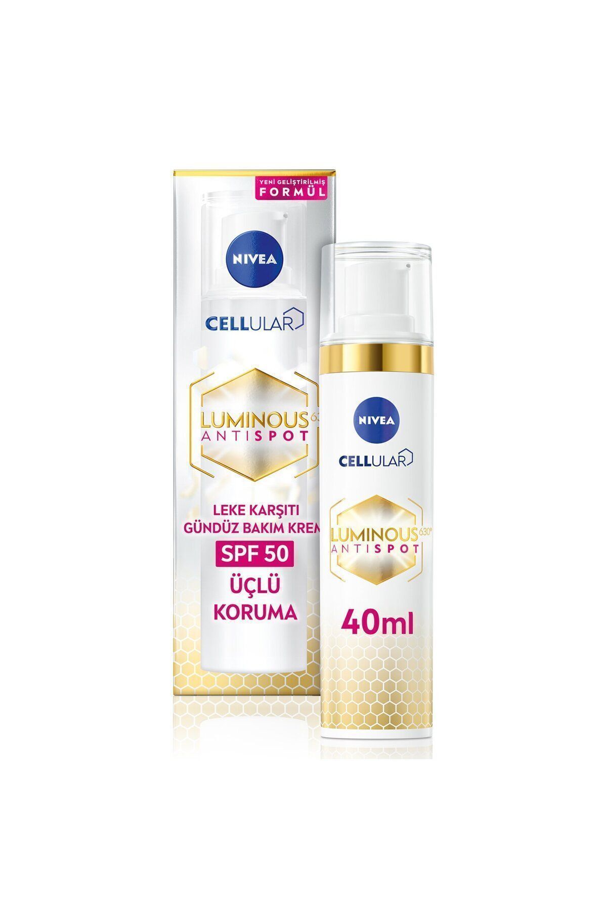 NIVEA کرم روزانه محافظت‌شده از آفتاب Luminous630 با حجم 40 میلی‌لیتر
