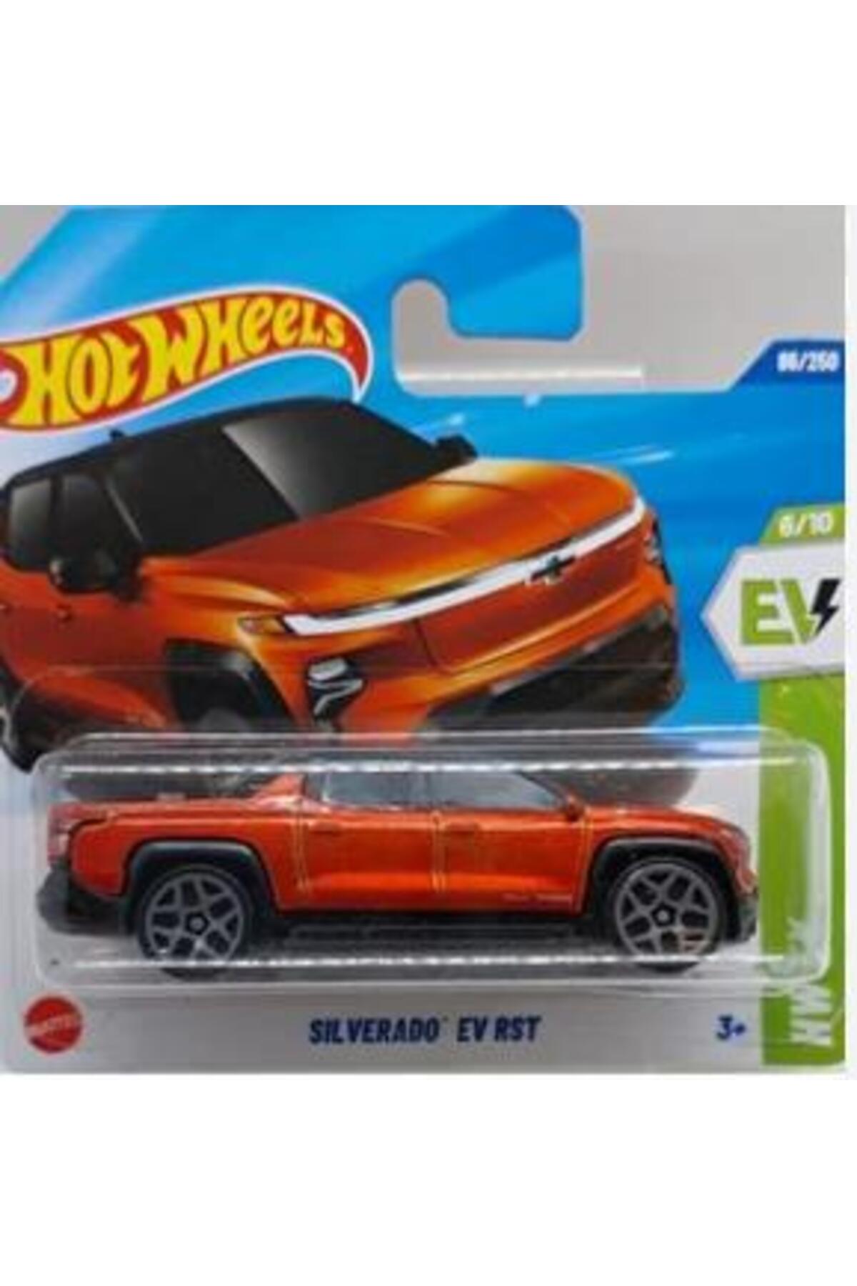 ماشین اسباب بازی SINGLE CARS SILVERADO EV RST JBB64 HW از ترکیه HOT WHEELS