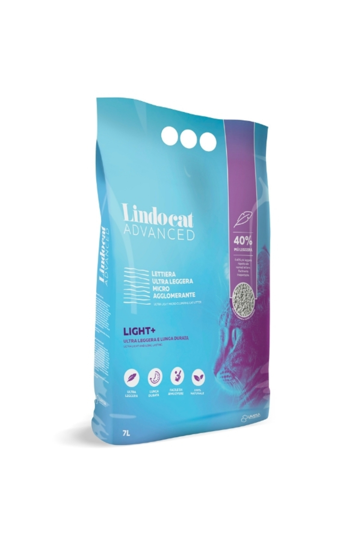 خاک گربه سبک و دانه‌ریز لیندو کت Lindo Cat Advanced Light Ultra