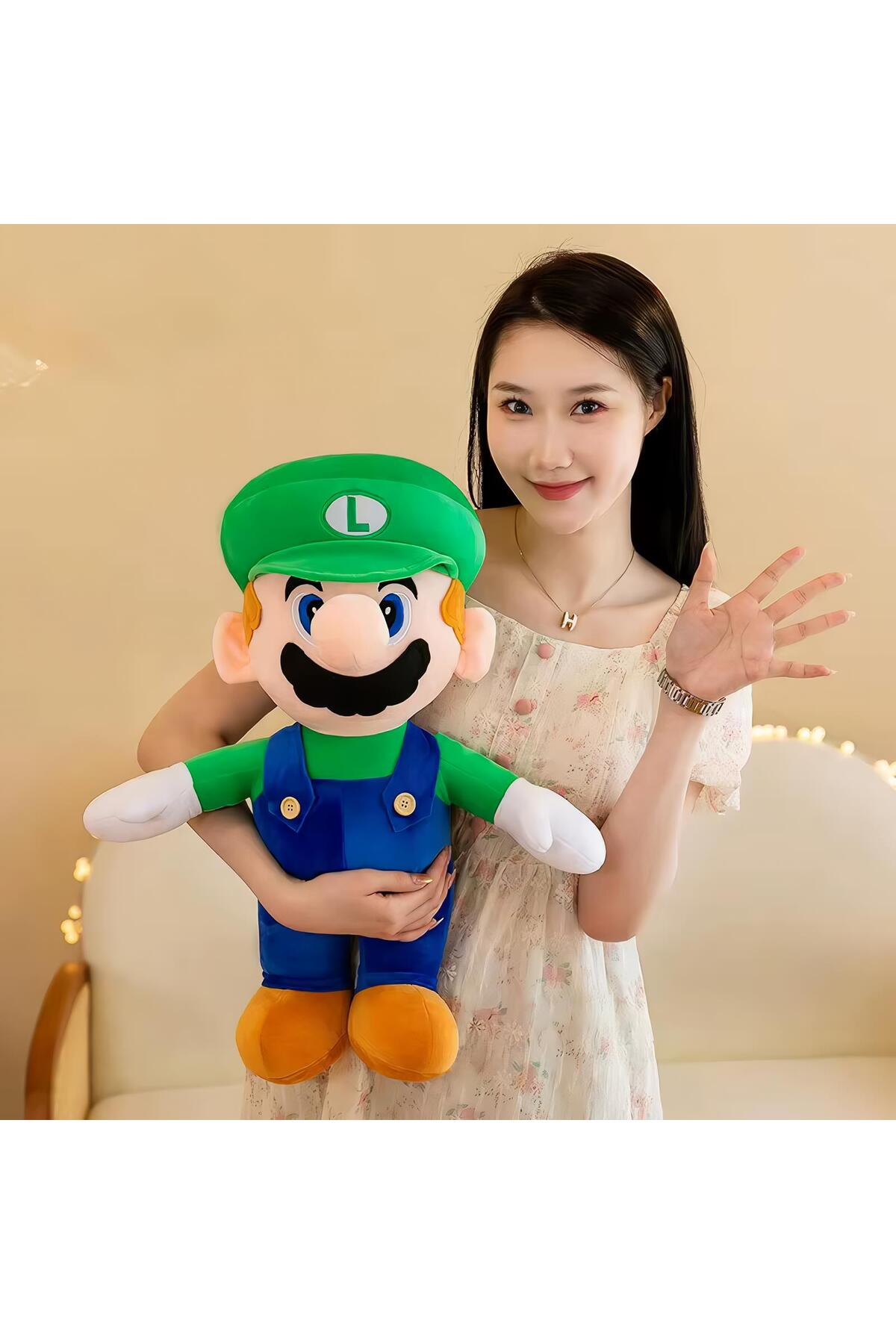اسباب بازی های پشمی پارچه وارداتی سایز XL LEGENDARY 2 PACK SUPER MARIO BROTHERS & LUIGI PLASH TOY SLEEP PLAYMATE e-life shop