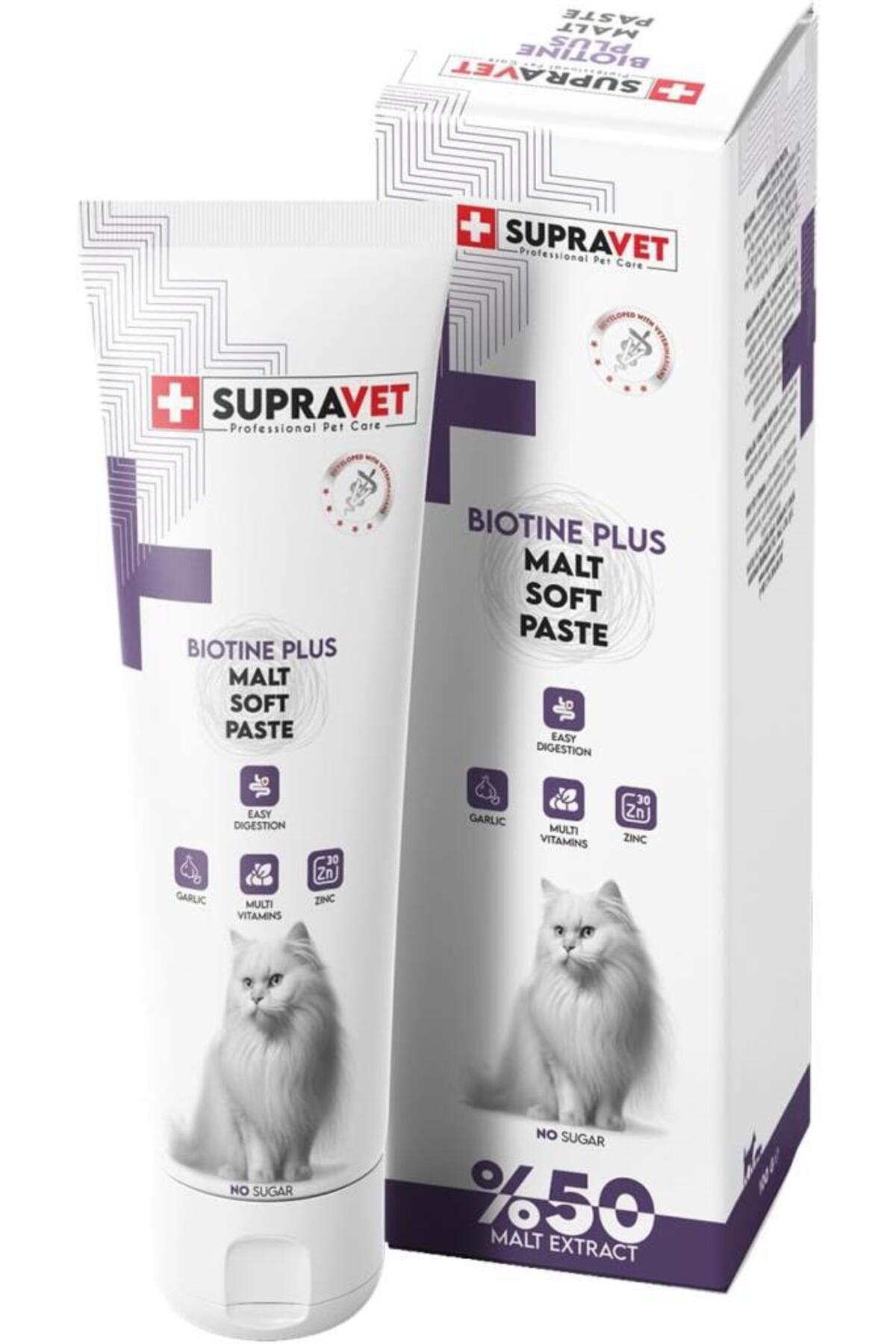 خمیر مالت نرم گربه Biotine Plus سوپراوت Supravet، ۱۰۰ گرم