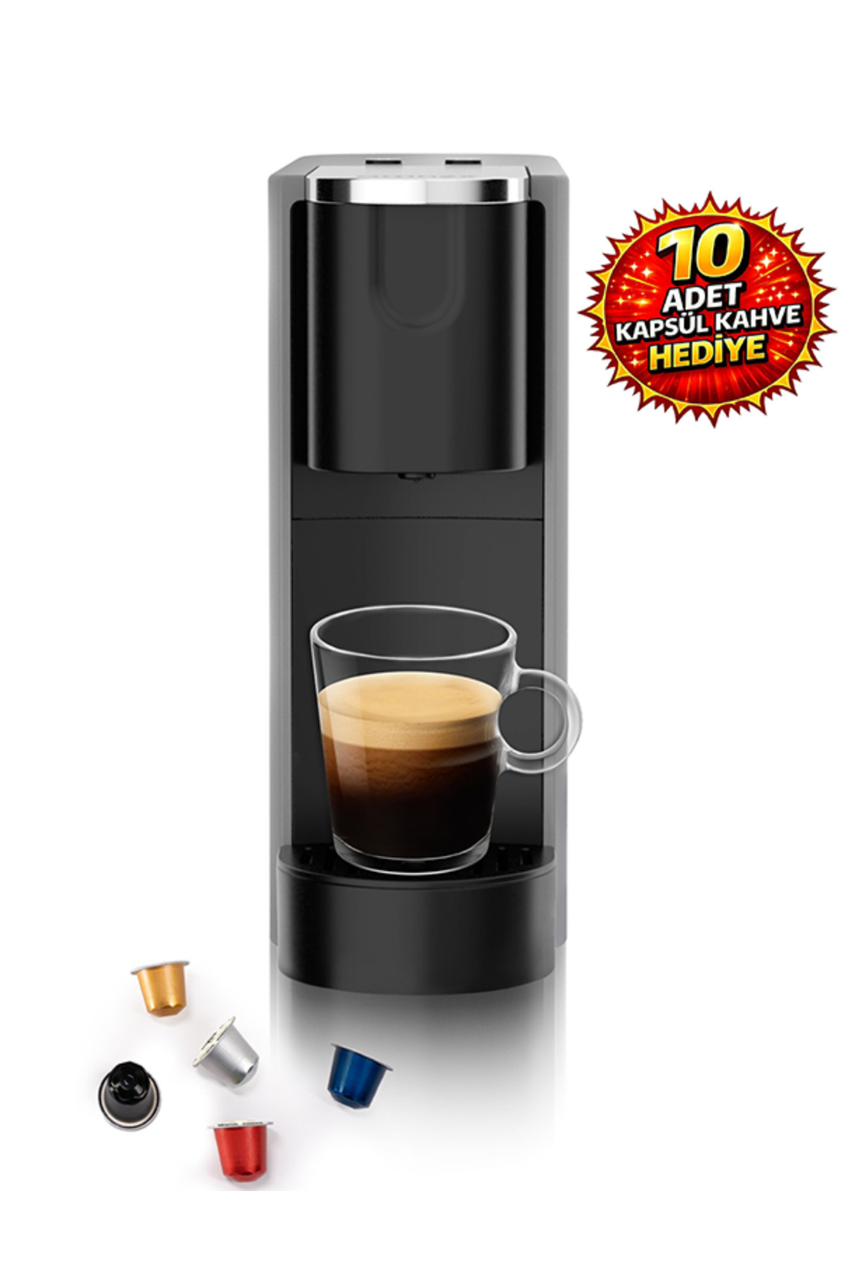 دستگاه اسپرسو و کاپوچینو قهوه ساز کپسول OX PRO – فشار 20 بار خاکستری اورجینال Omnex