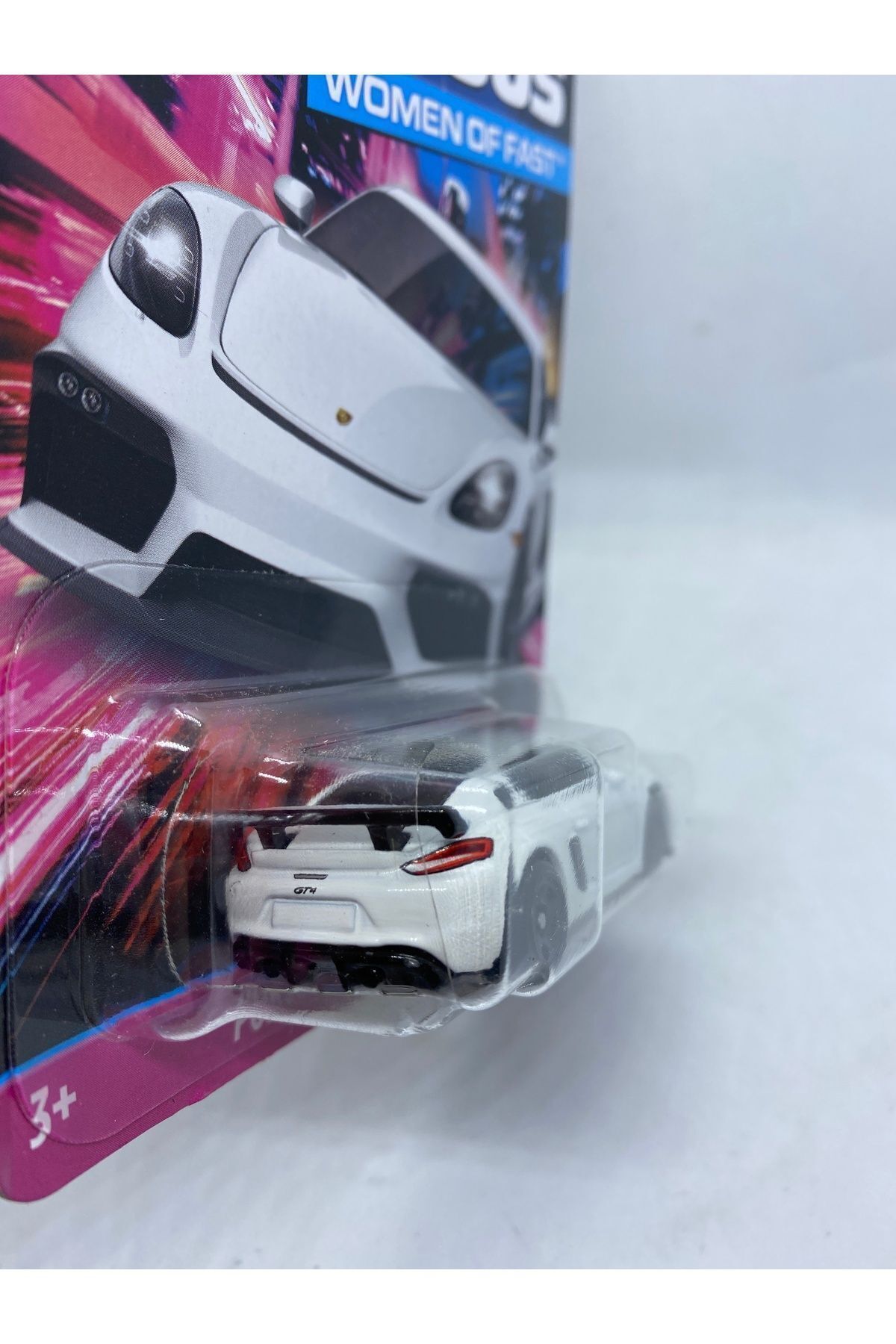 مدل خودرو پورشه 718 کیمن GT4 سفید زنانه سریع و خشمگین اورجینال HOT WHEELS