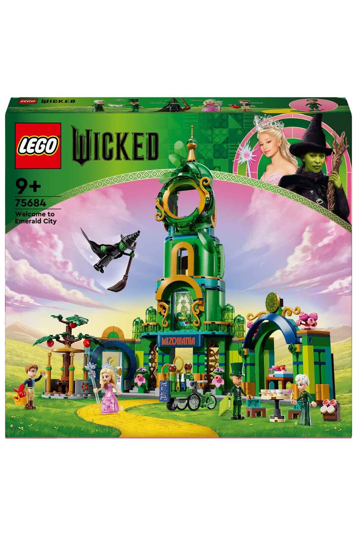 لگو و اسباب بازی های ساخت محور به WICKED EMERALD CITY 75684 خوش آمدید مدل برج برای کودکان 9 سال بالا GL از ترکیه LEGO
