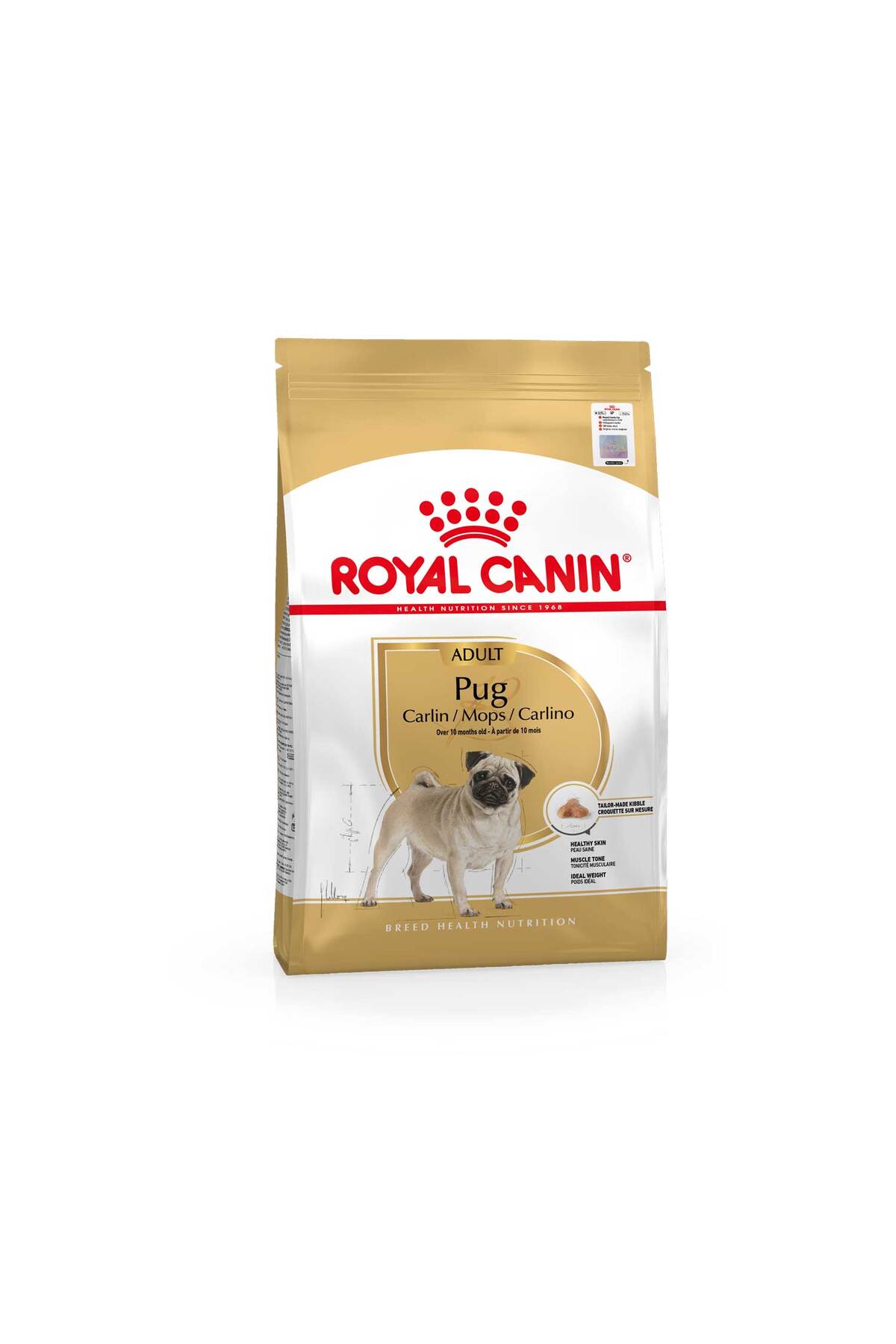 غذای خشک سگ پاگ بالغ رویال کنین Royal Canin، ۱٫۵ کیلوگرم 1.5 kg