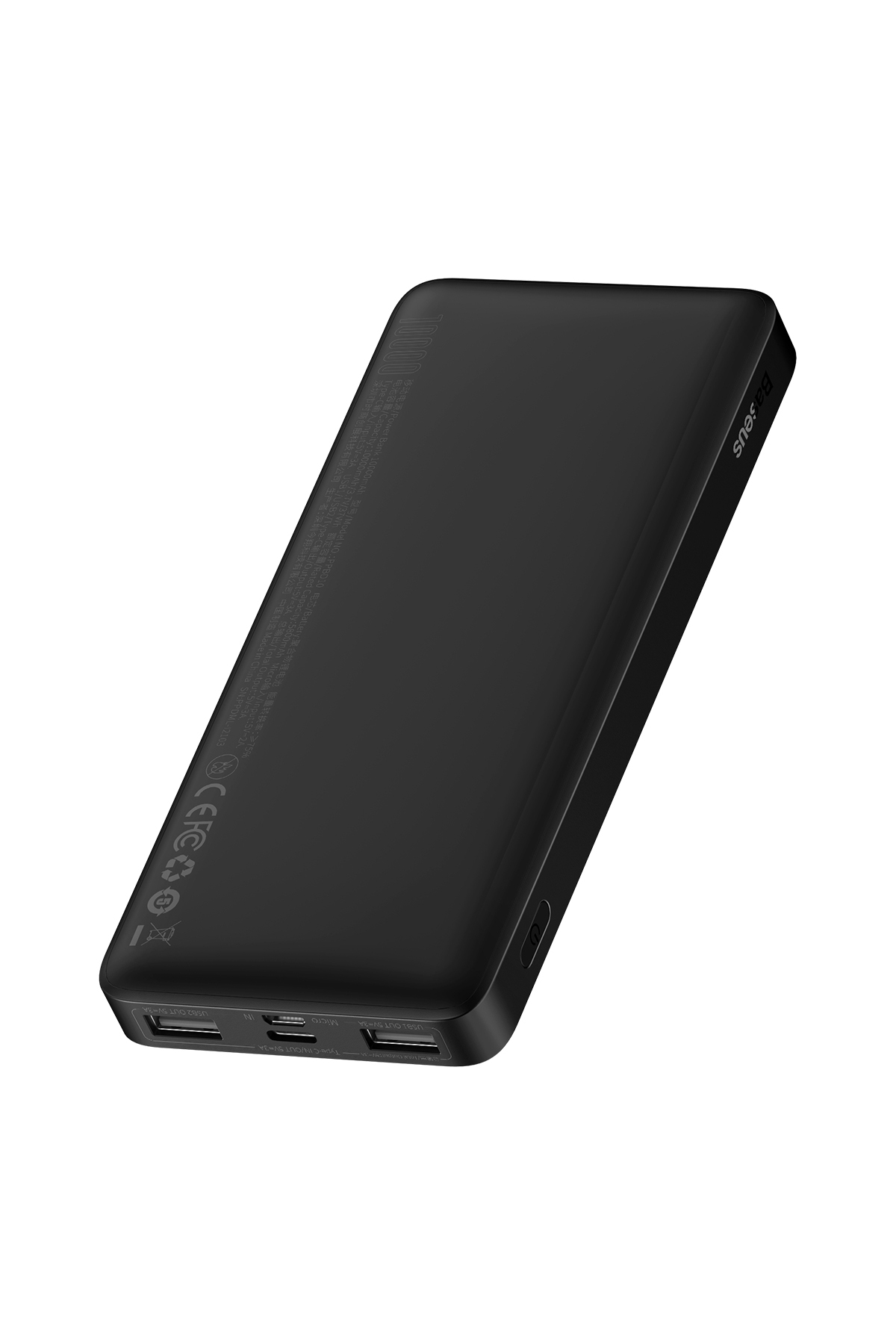 پاوربانک BIPOW OVERSEAS EDITION DIGITAL DISPLAY 15W 10.000 MAH POWERBANK مشکی اورجینال Baseus