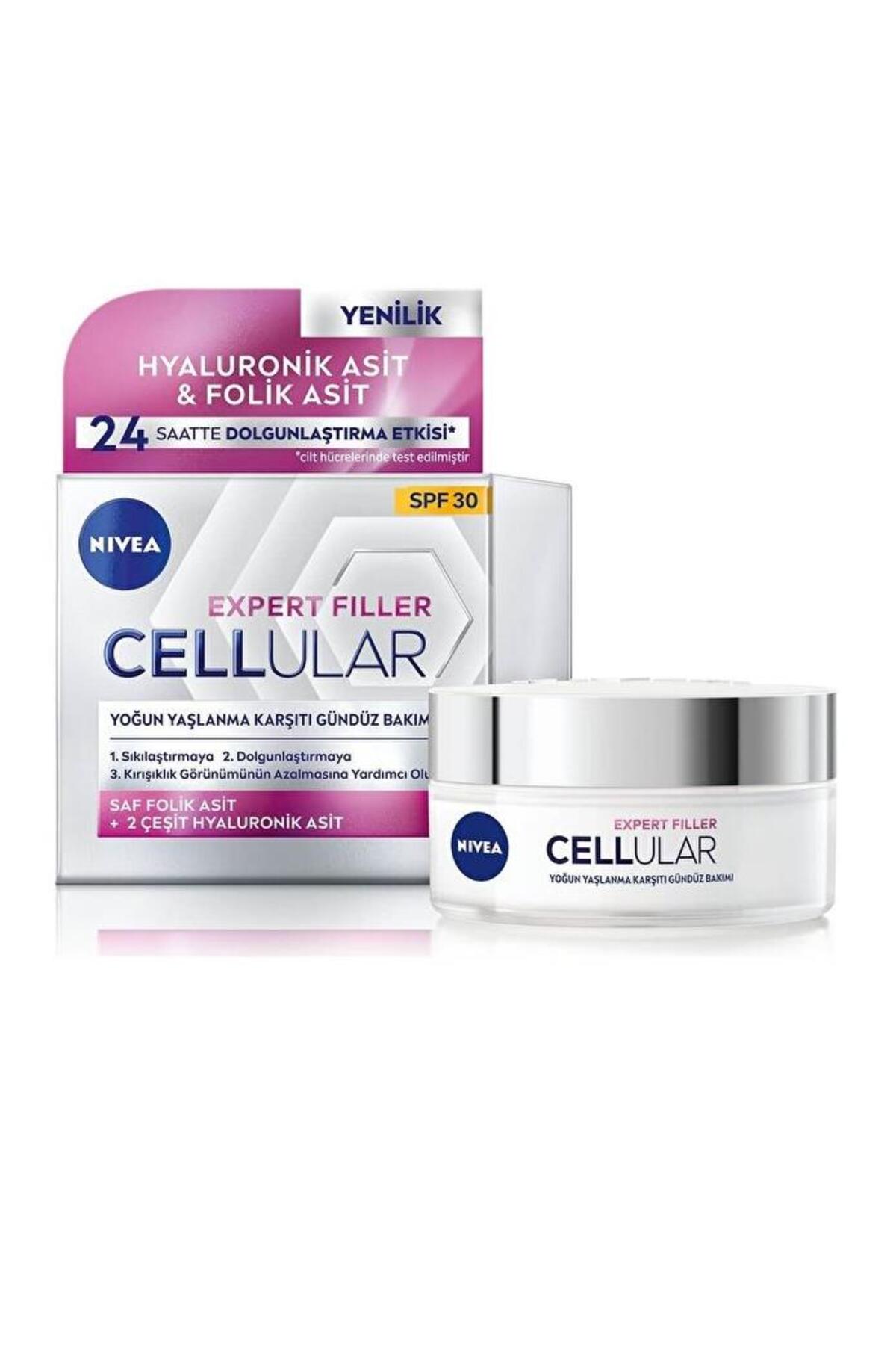 NIVEA کرم مراقبت روزانه ضد چروک سلولار اکسپرت الفانت‌ها با SPF 30 50 میلی لیتر