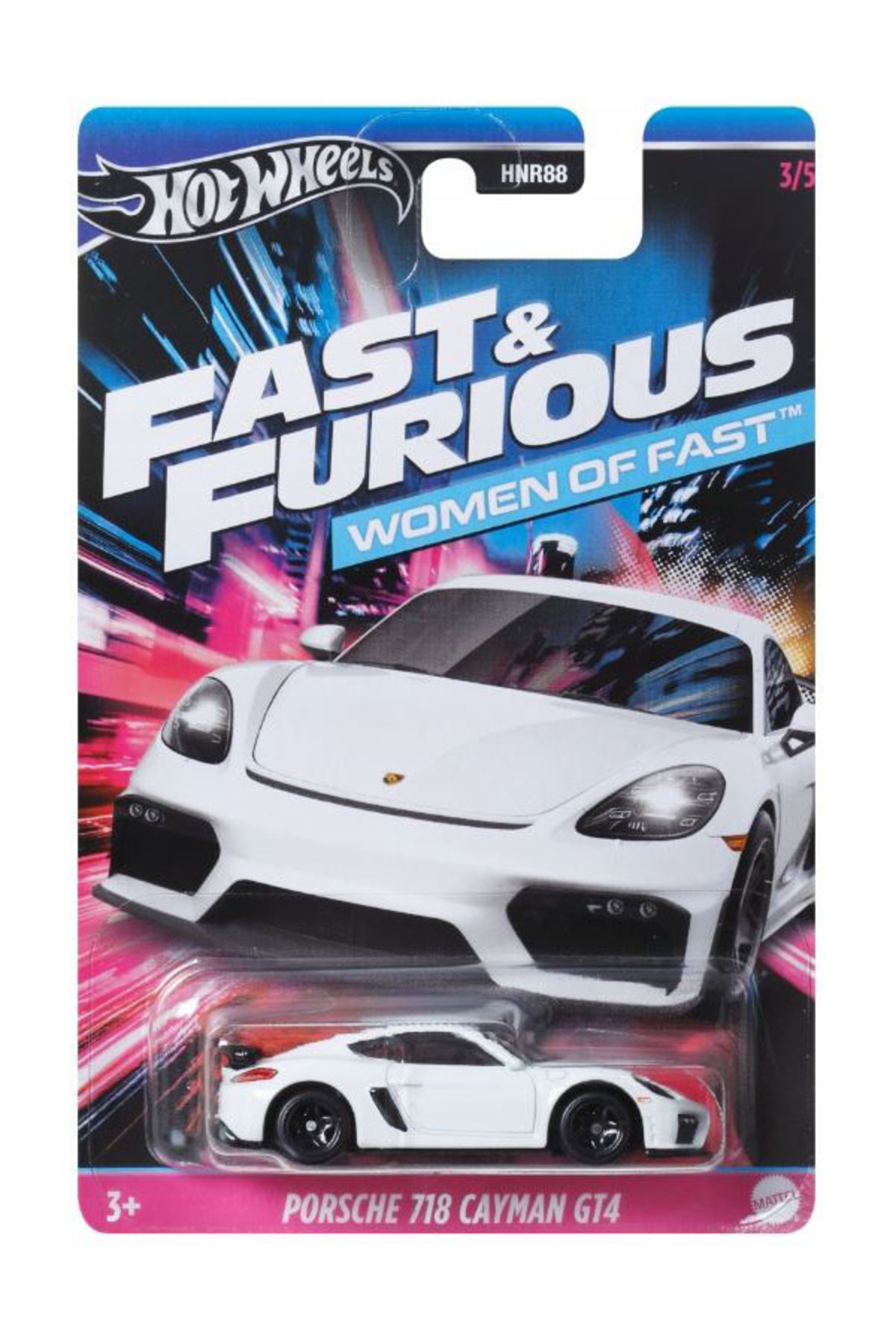 ماشین اسباب بازی FAST & FURIOUS PORSCHE 718 CAYMAN GT4 WOMEN OF 1 64 هات ویلز اورجینال HOT WHEELS