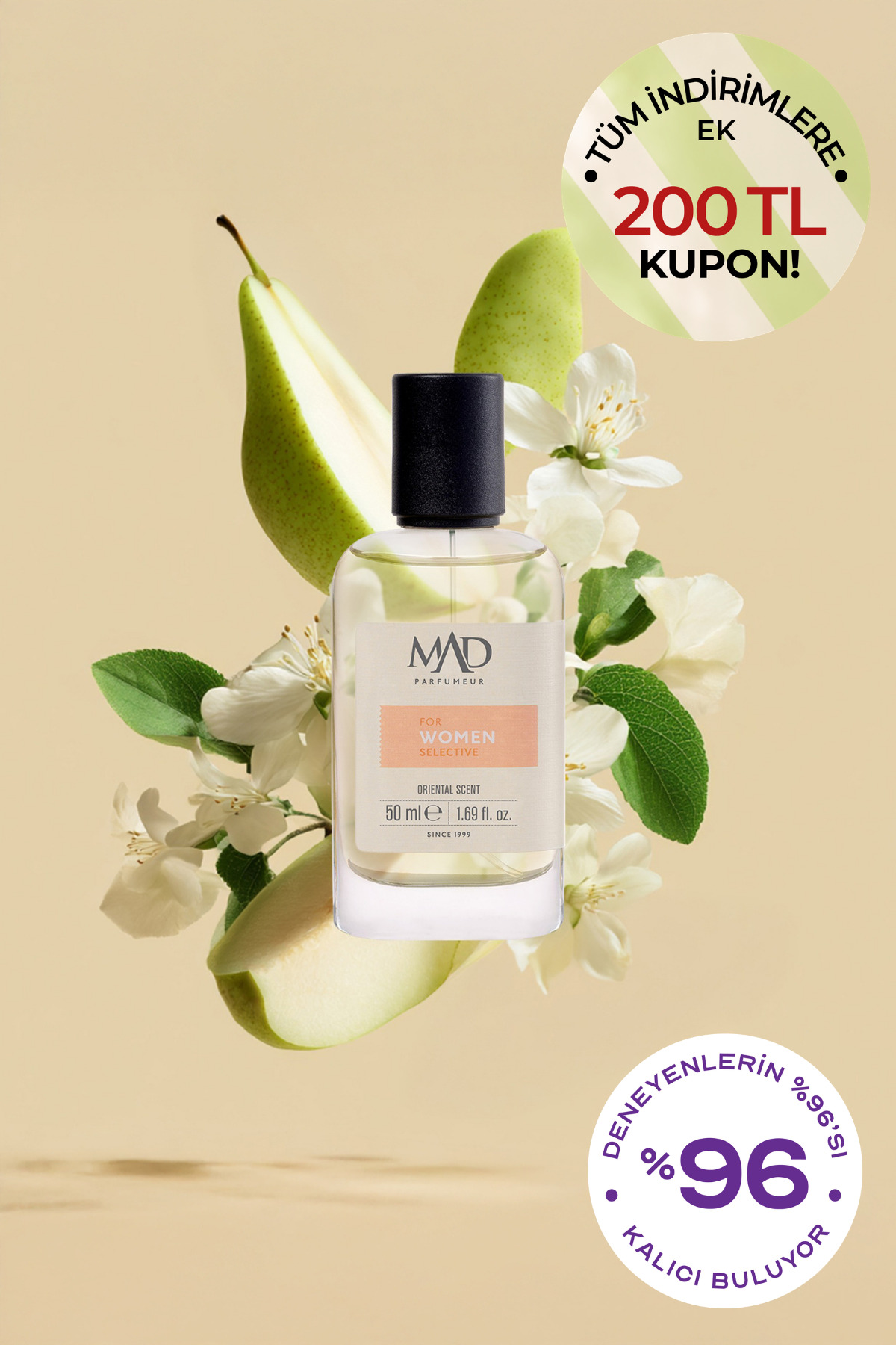 عطر MAD W213 زنان انتخابی 50 میلی لیتر مدپرفیوم Mad Parfüm