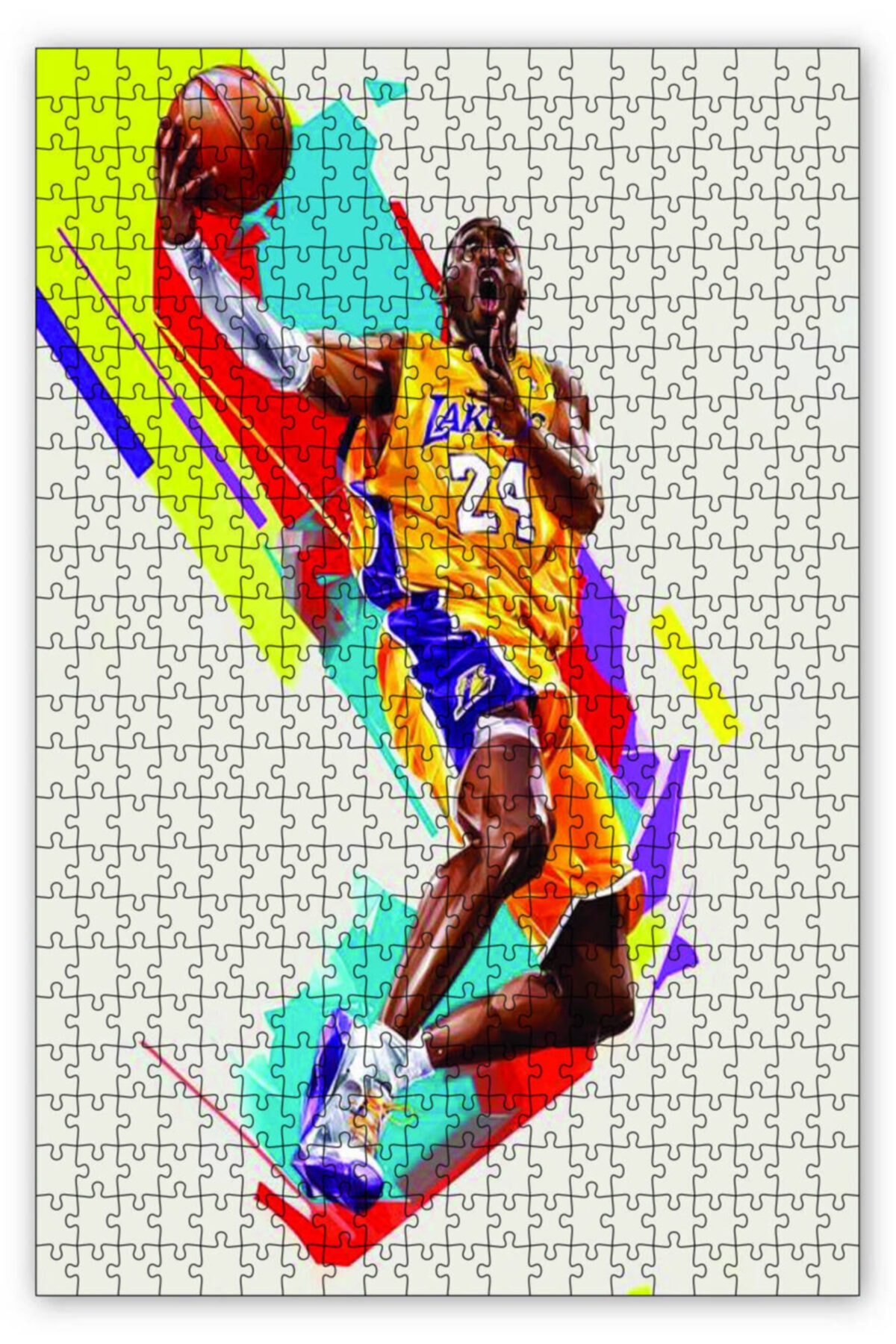 پازل CAKASEPETIM KOBE BRYANT BASKET 1000 PIECE PUZZLE اره منبت کاری مویی ام دی اف چوبی Cakapuzzle