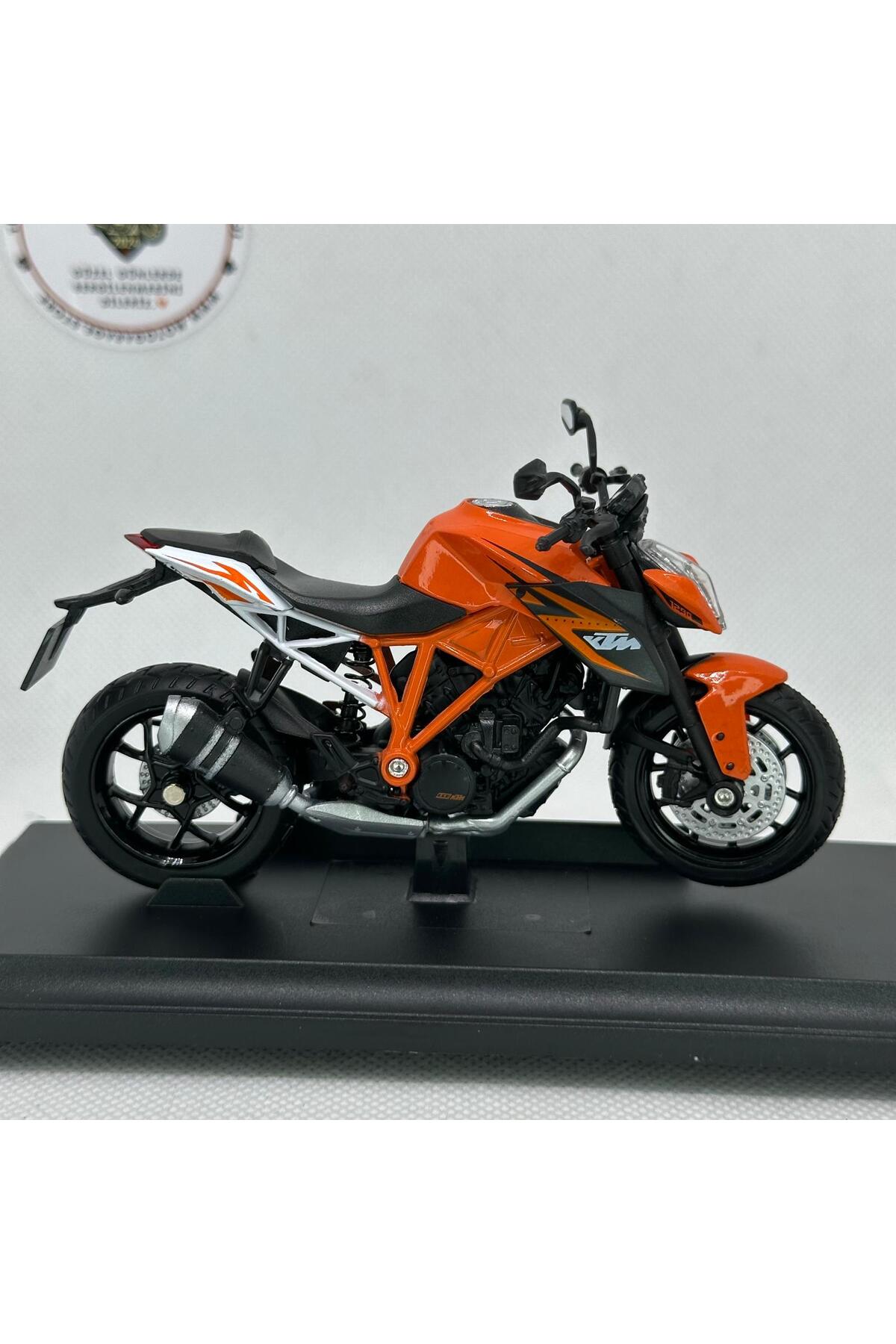مدل خودرو KTM 1290 SUPER DUKE 1:18 SCALE DIECAST MOTORCYCLE MODEL – دارای مجوز اسباب بازی و مجسمه فلزی اورجینال MotoGarage