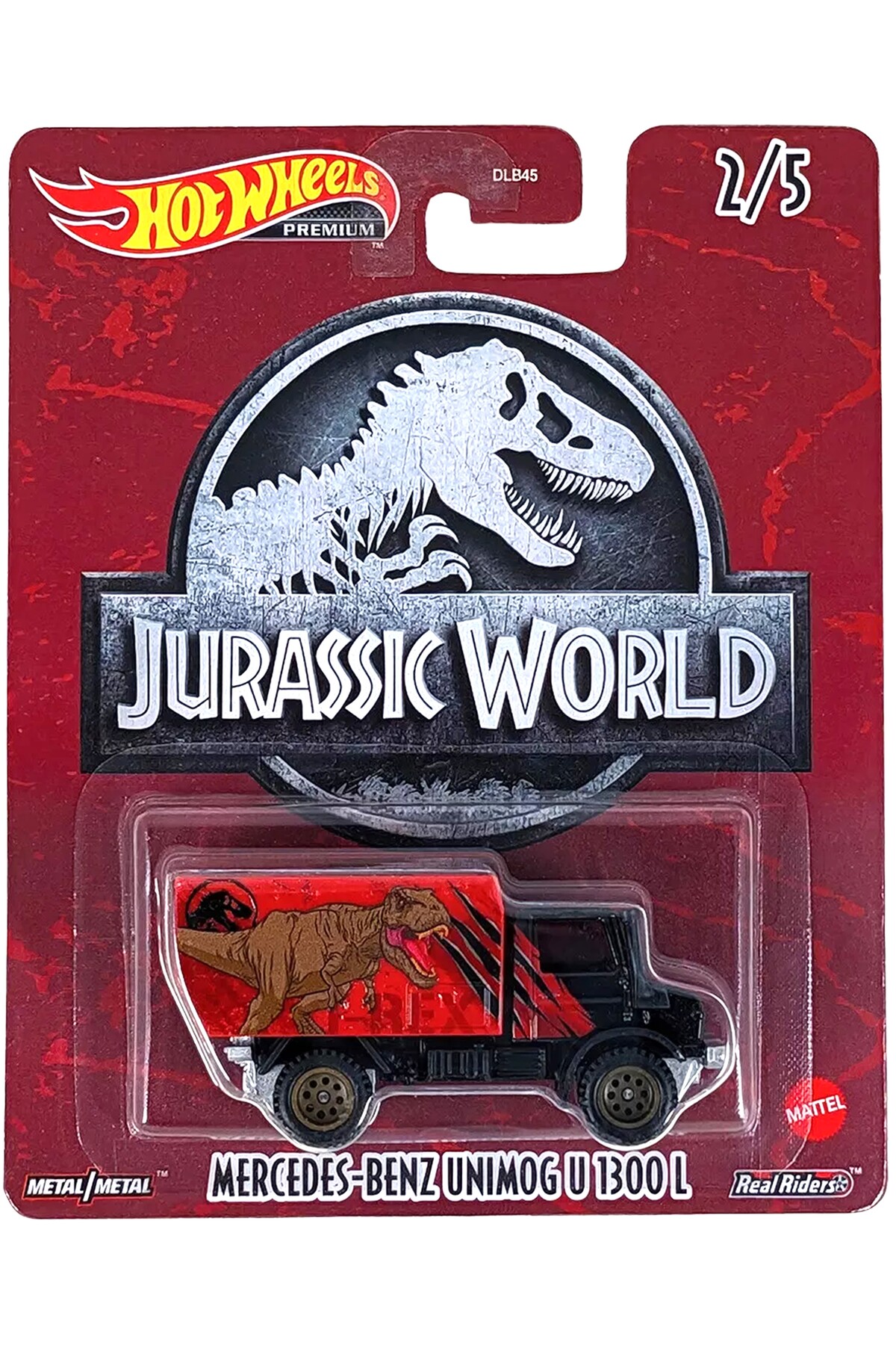 ماشین اسباب بازی JURASSIC WORLD TYRANNOSAURUS REX T DINOSAUR TREX ILLUSTRATED CAR HOTWHEELS VEHEELS VEHICLE هات ویلز اورجینال HOT WHEELS