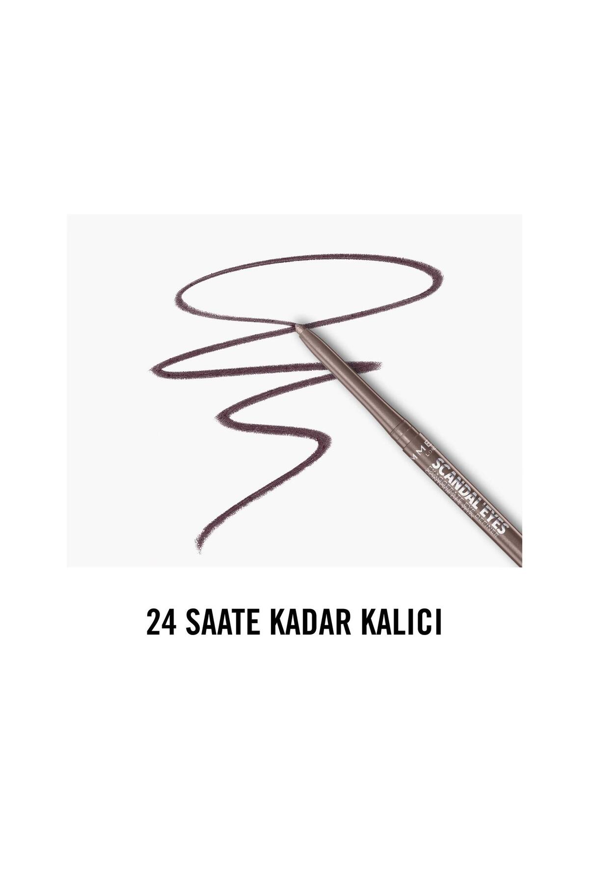 خط چشم رنگی چندرنگ مدل Scandal'eyes Exaggerate Definer 006 ریمل لندن Rimmel London