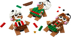 مجموعه ساختنی تزئینات شیرینی زنجبیلی لگو LEGO آیکونیک مدل 40642، ۱۹۰ قطعه، ۶+ سال