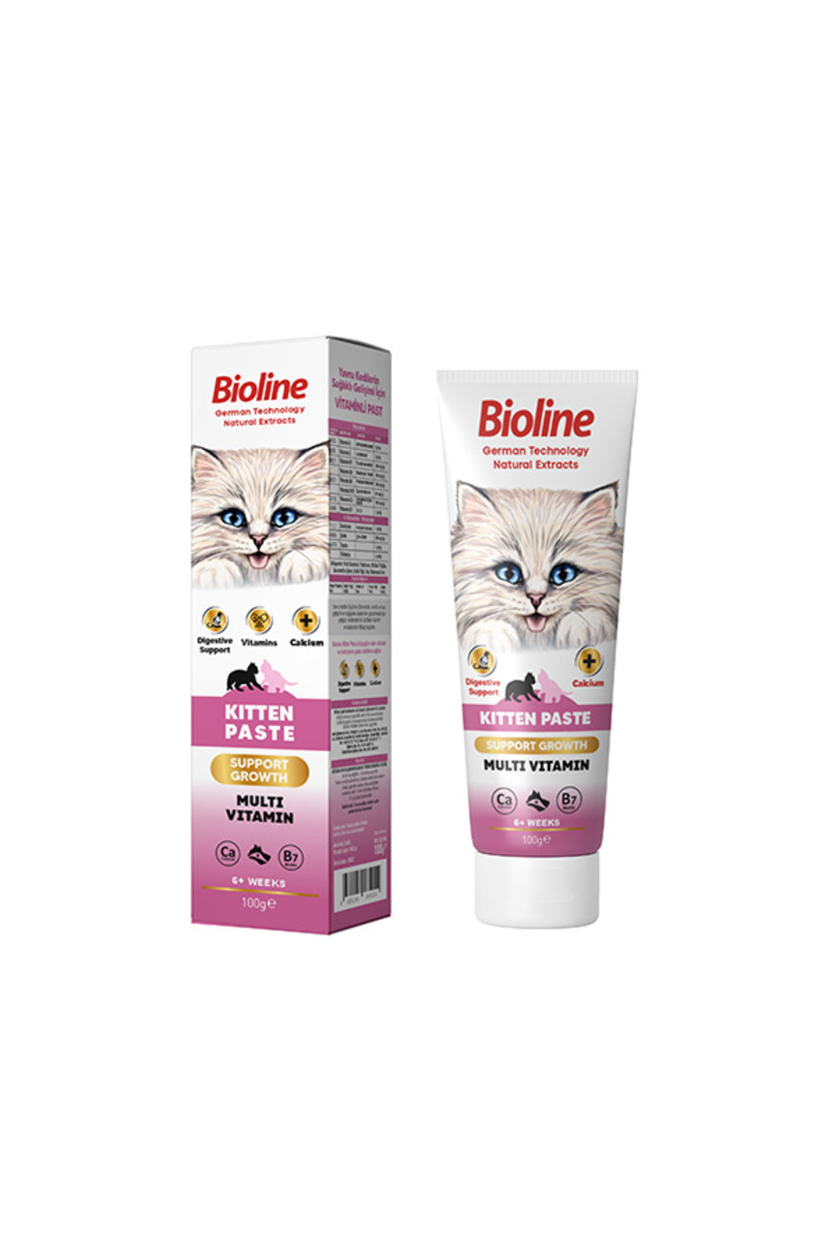 خمیر بچه‌گربه ۱۰۰ گرمی بایولاین Bioline