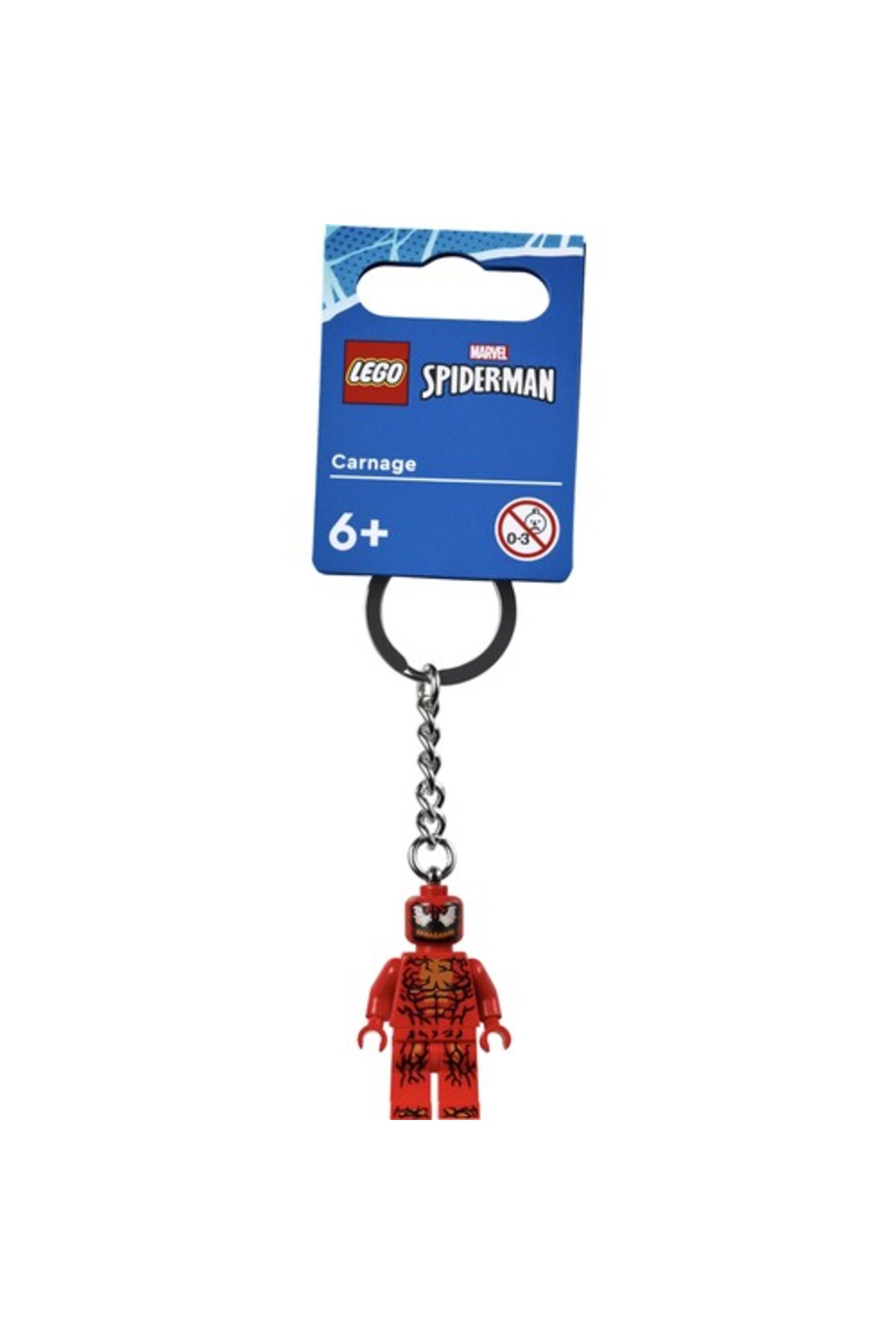لگو و اسباب بازی های ساخت محور SUPER HEROES 854154 CARNAGE KEY CHAIN اورجینال LEGO