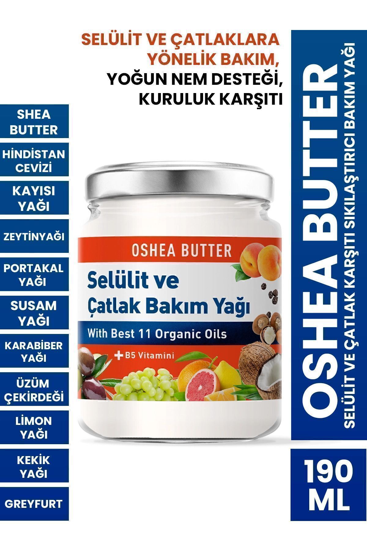 روغن مراقبت از پوست ضد ترک و چروک PROCSIN OSHEA 190 میلی لیتر پروکسین PROCSIN
