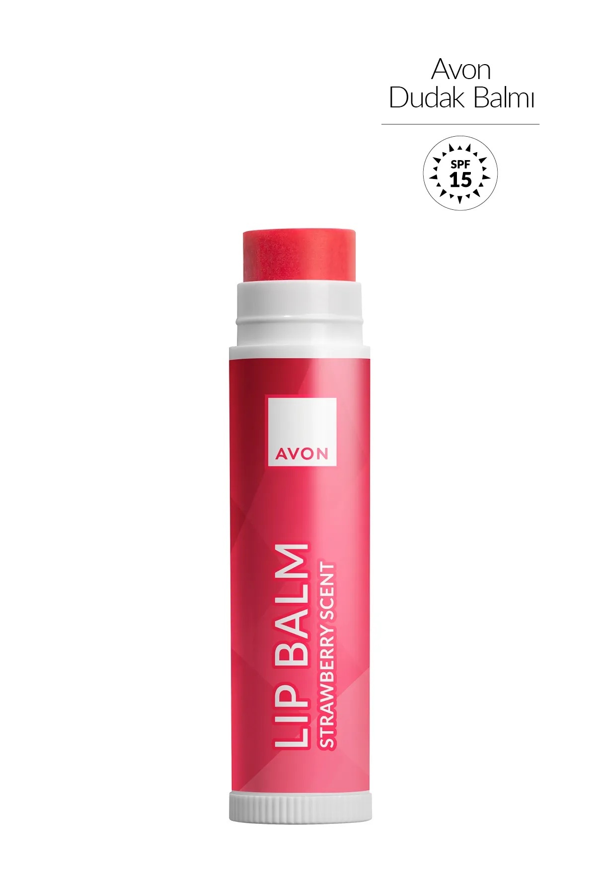 کرم لب آوون رنگی طعم توت فرنگی با حجم 10 میلی لیتر آون Avon