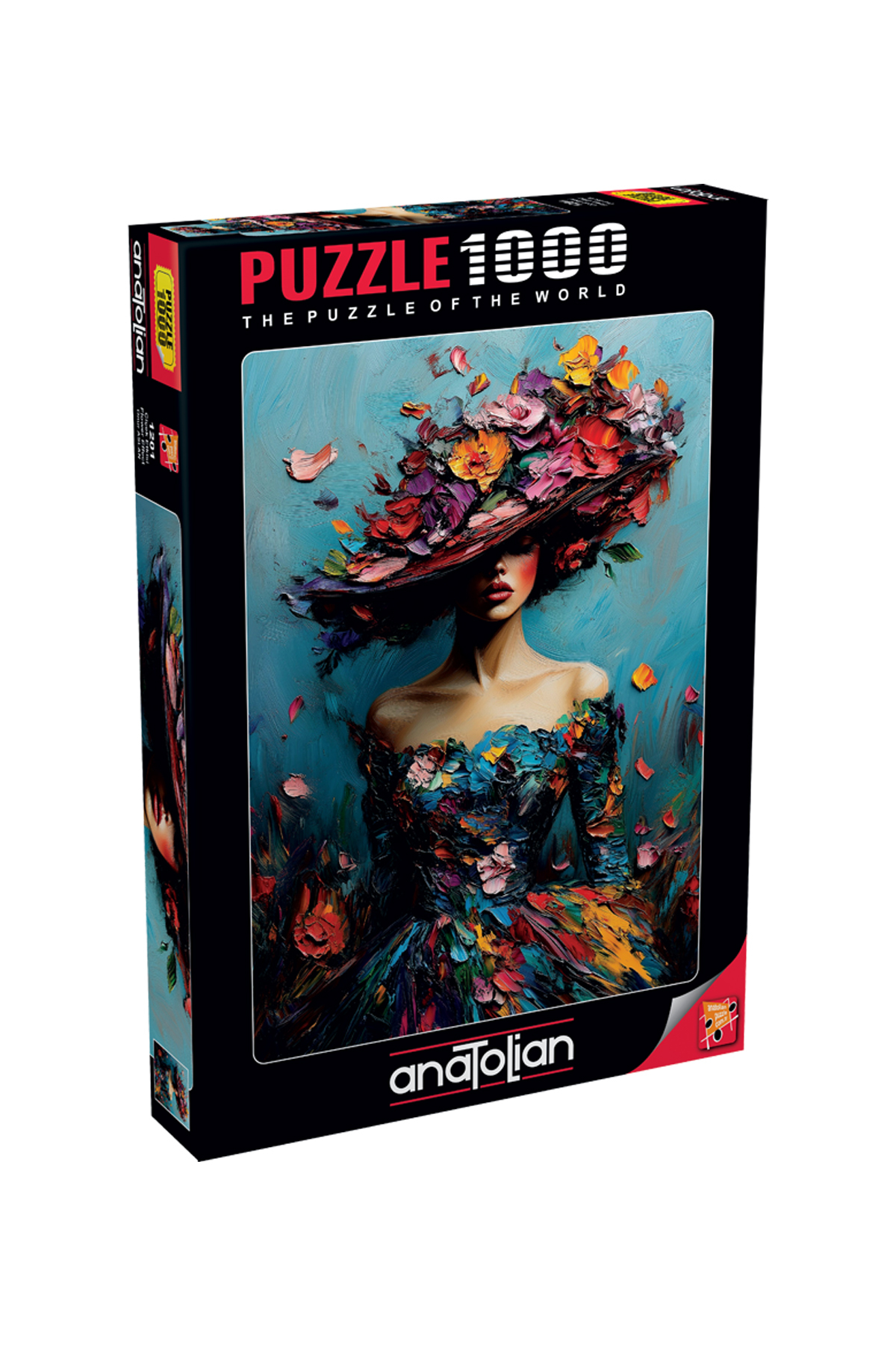 پازل 1000 تکه اره منبت کاری مویی جلوه گل 1201 از ترکیه Anatolian Puzzle