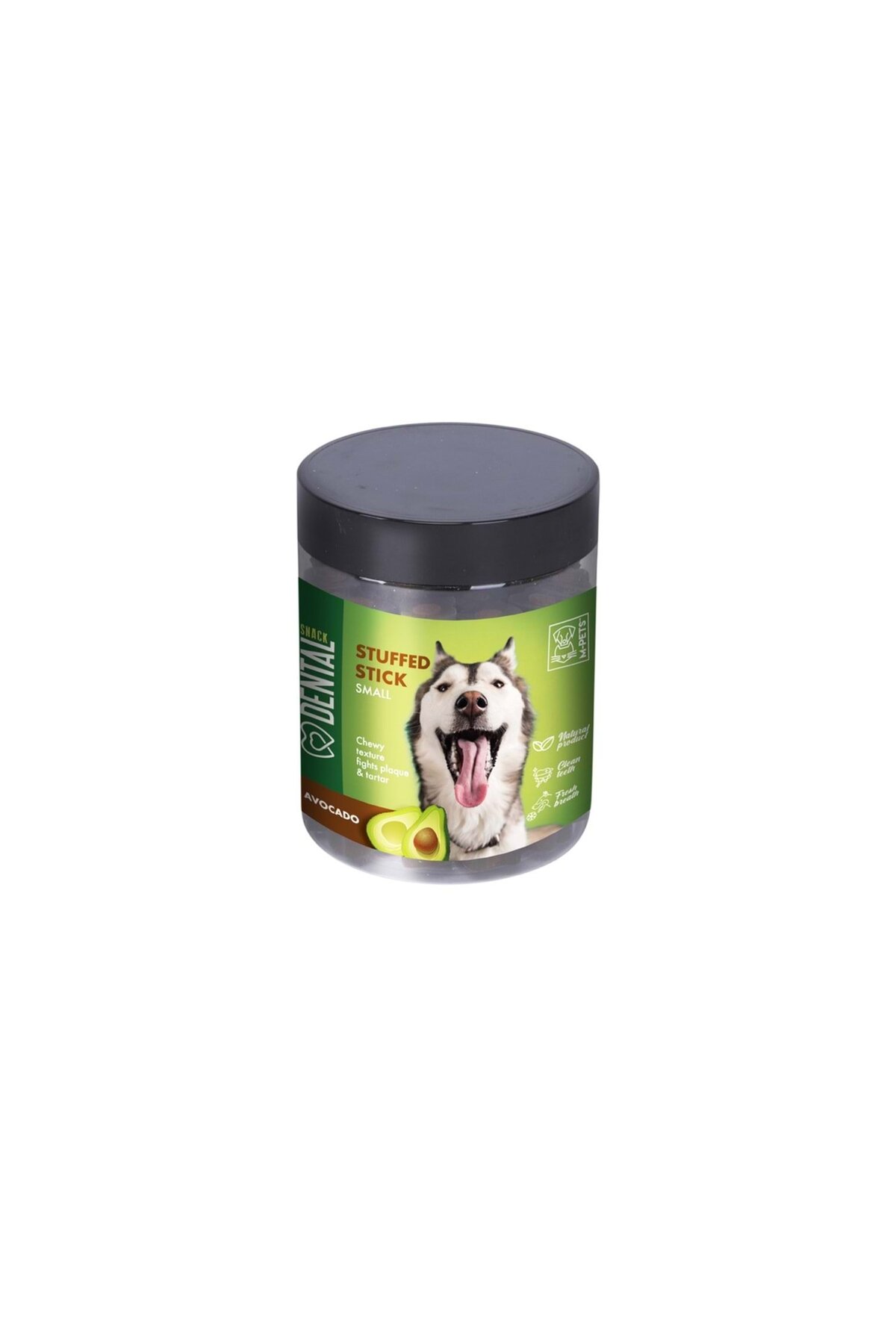 تشویقی دندانی سگ، استیک مغزدار با آووکادو ۱۷۰ گرم ام‌پتس M-PETS