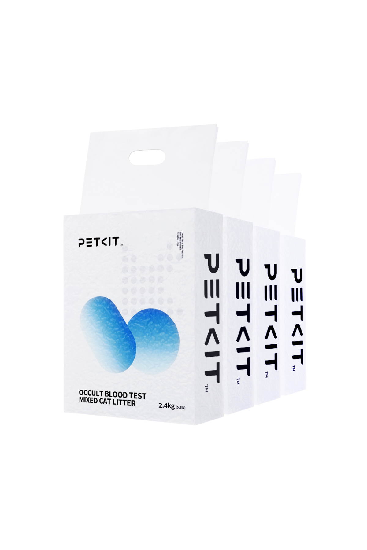 خاک گربه مخلوط تشخیص زودهنگام پتکیت Petkit BLOOD TEST، بسته ۴ عددی 5 L