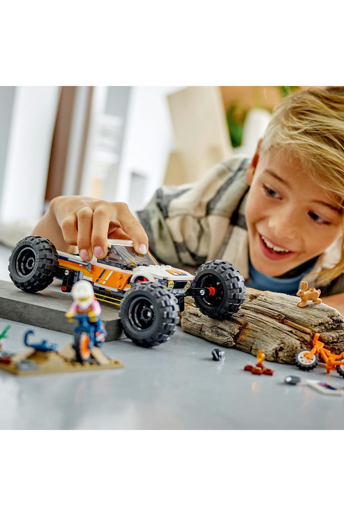 لگو ® شهر 4X4 ماجراهای زمینی 60387 ساز برای کودکان 6 ساله بالاتر اورجینال LEGO
