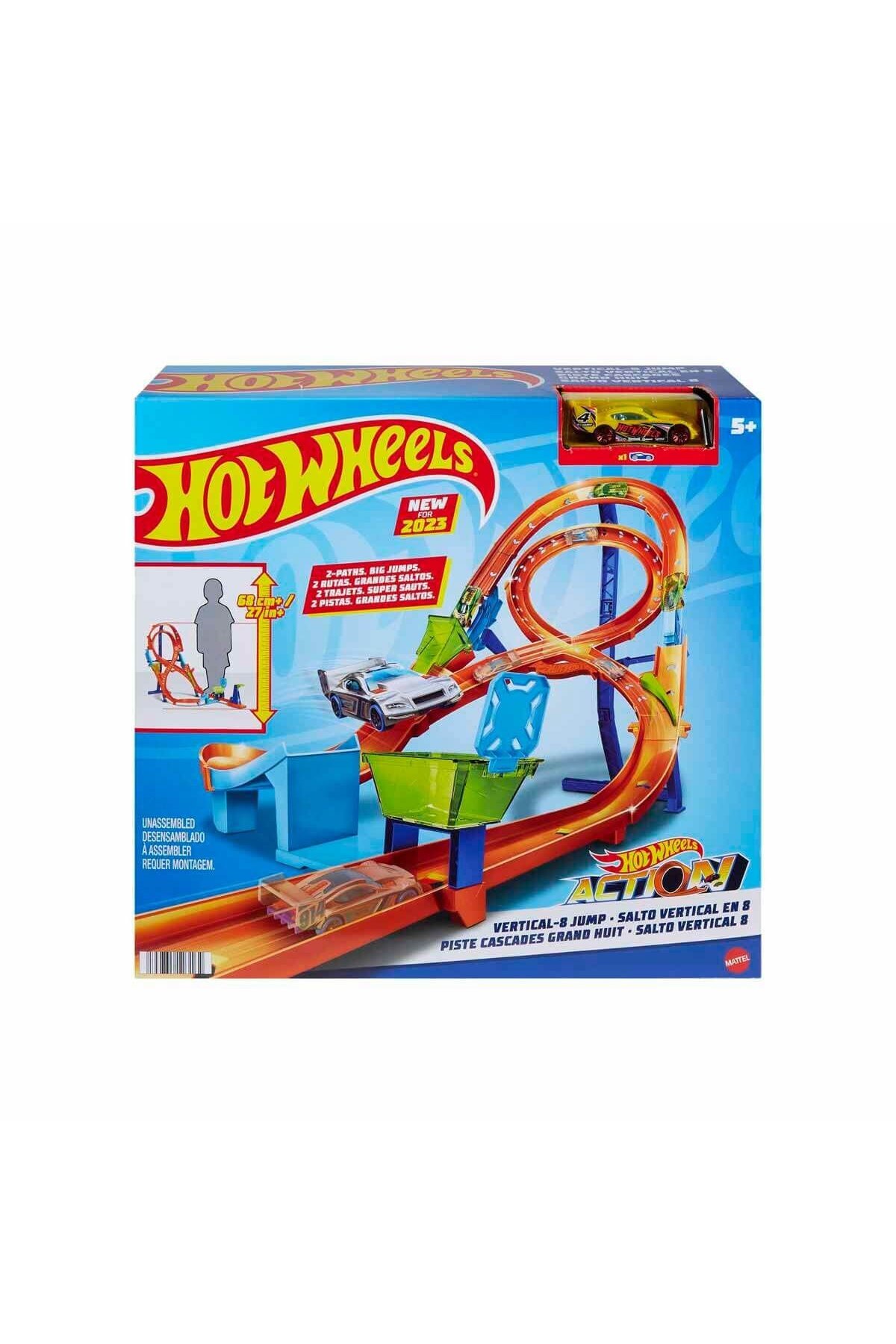 اسباب بازی های فیگور دیگر مجموعه هیجان انگیز مسابقه عمودی HMB15 از ترکیه HOT WHEELS