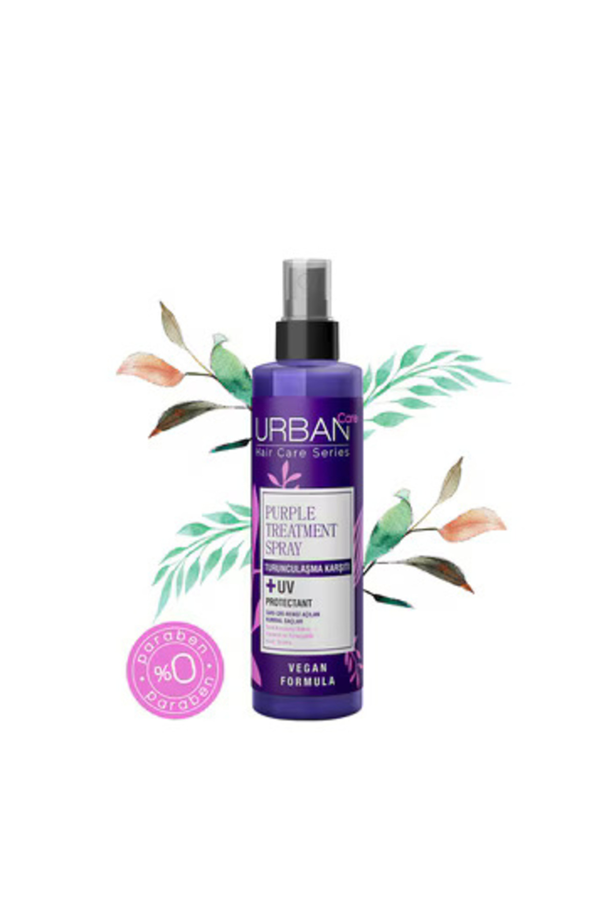 Urban Care کرم موی مایع بنفش نارنجی مراقبت از موی مایع ارگانیک 200 میلی لیتر