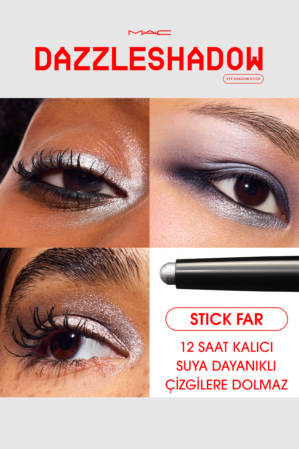 سایه چشم DAZZLESHADOW STICK دور الماس DEMURE Mac