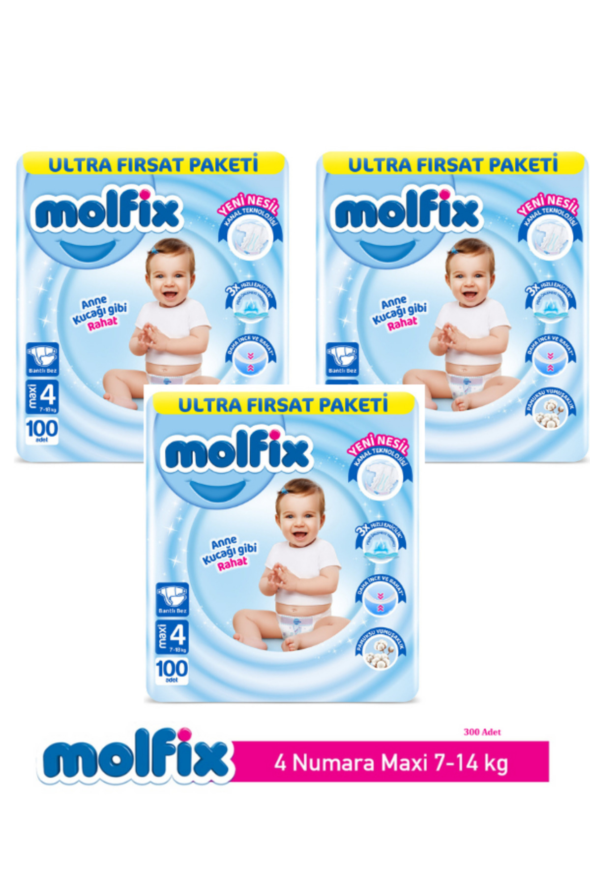 پوشک بچه فوق العاده فرصت بسته اورجینال Molfix